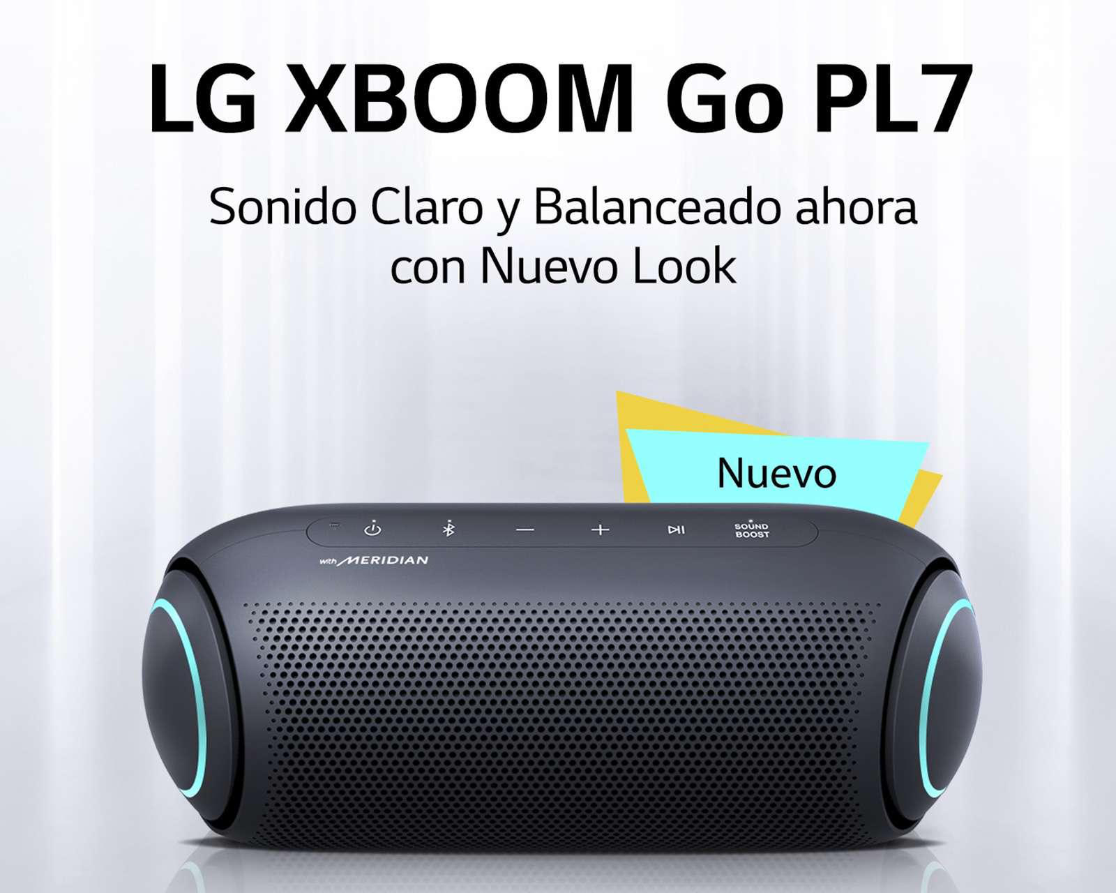 Bocina Bluetooth Portátil LG Xboom Go PL7 30 W Hasta 24 Horas de Batería