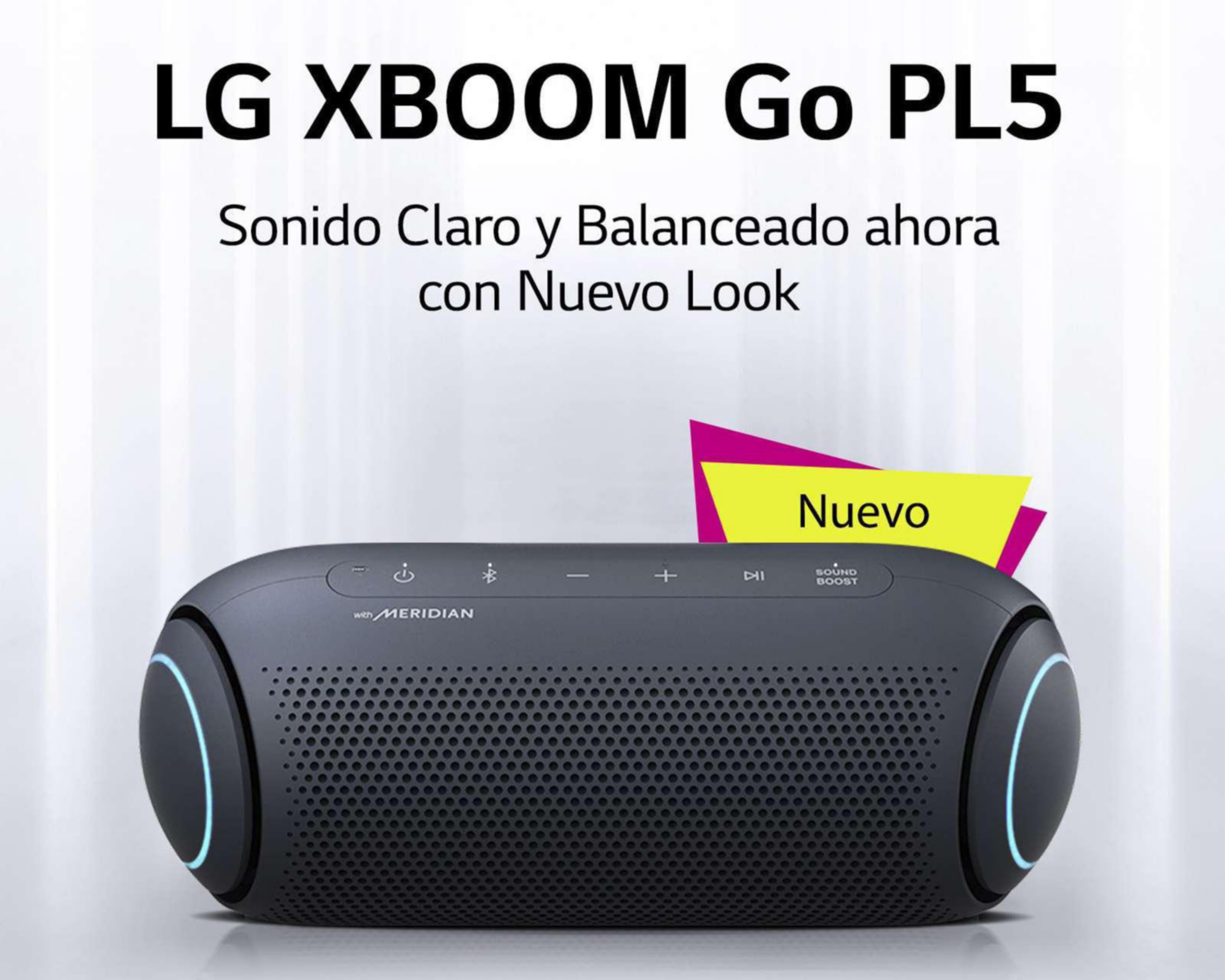 Foto 2 pulgar | Bocina Bluetooth Portátil LG Xboom Go PL5 20 W Hasta 18 Horas de Batería