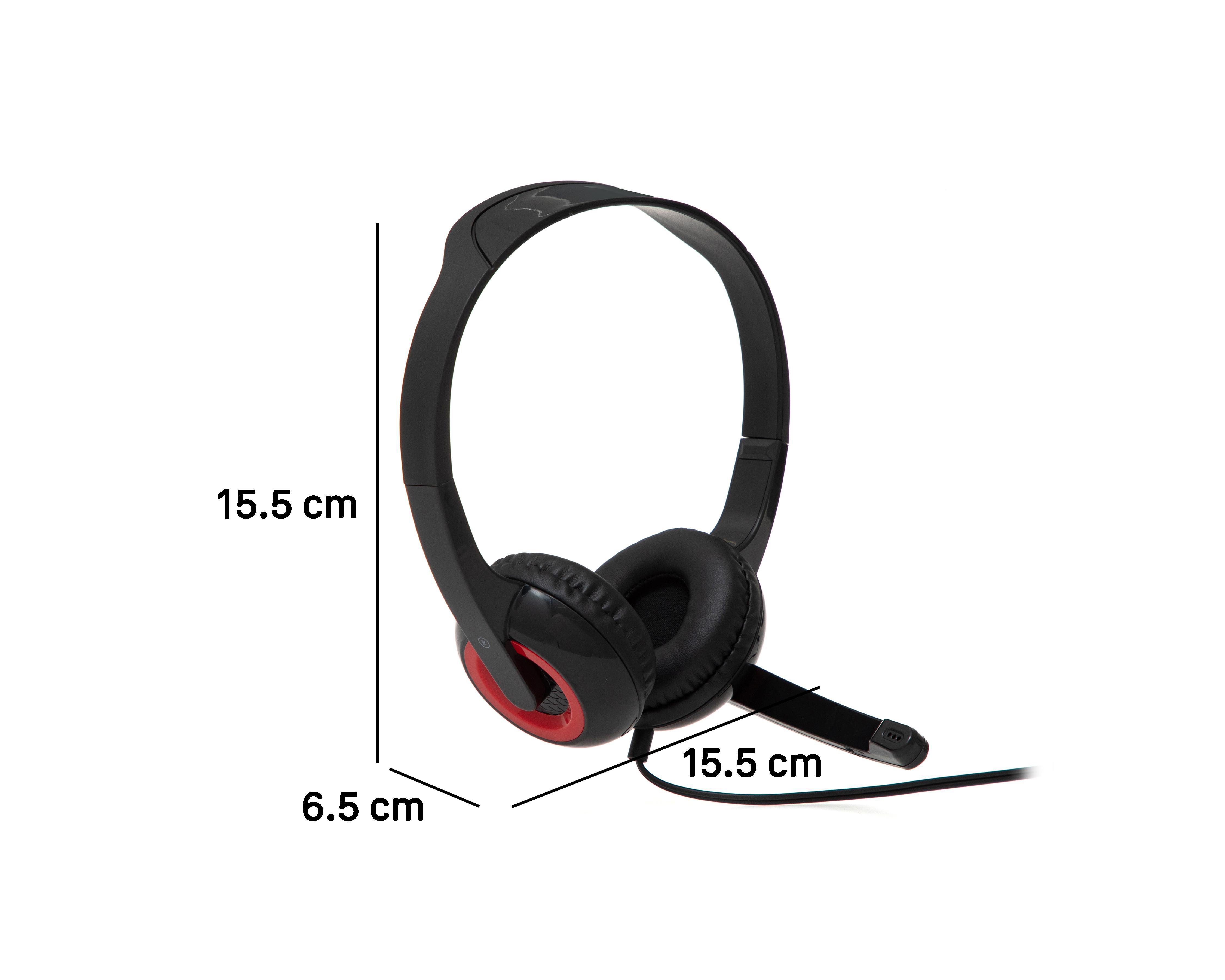 Foto 7 pulgar | Audífonos de Diadema Alámbricos Novotek DA-100 con Micrófono