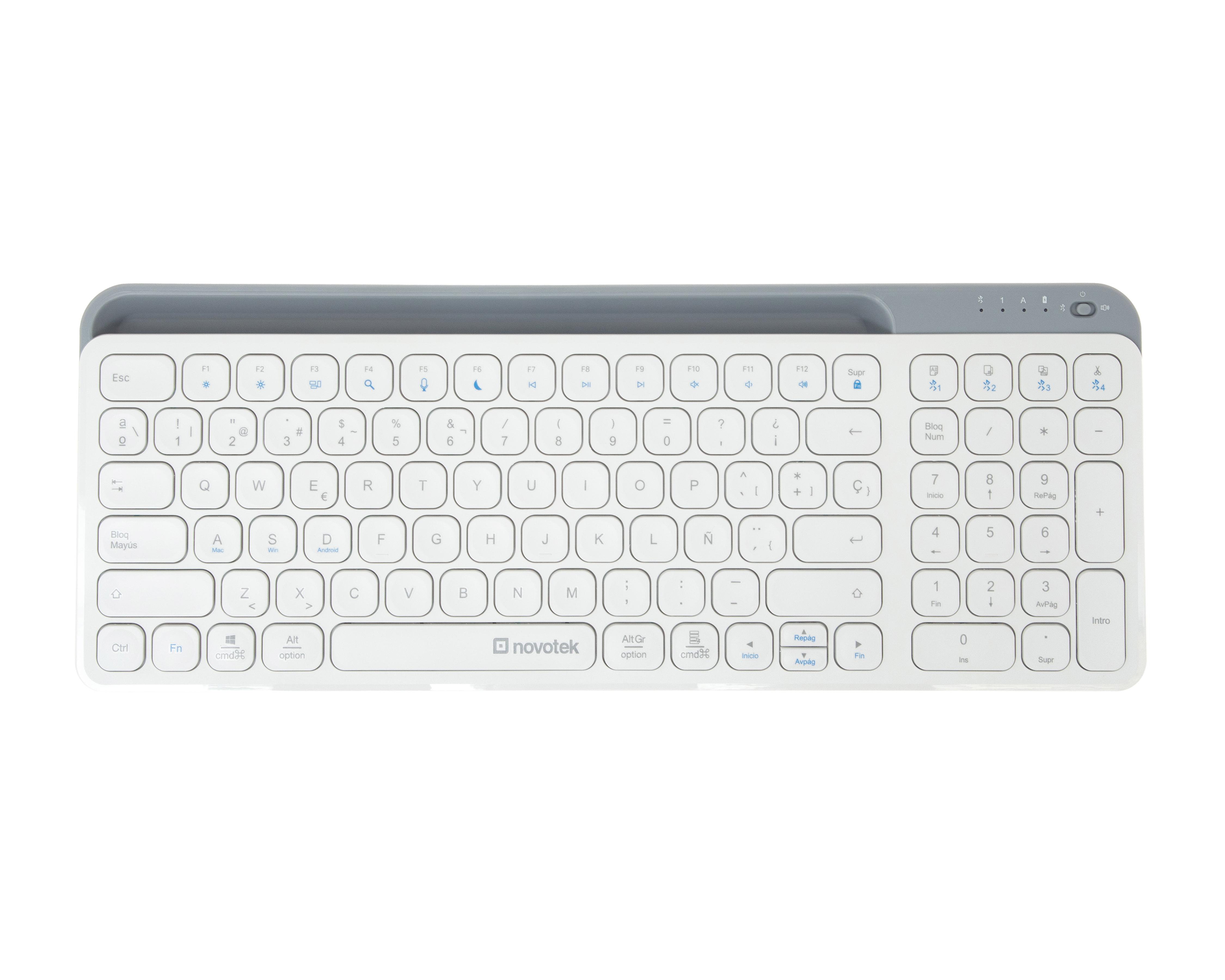 Foto 4 pulgar | Teclado Inalámbrico Bluetooth Novotek TI-150