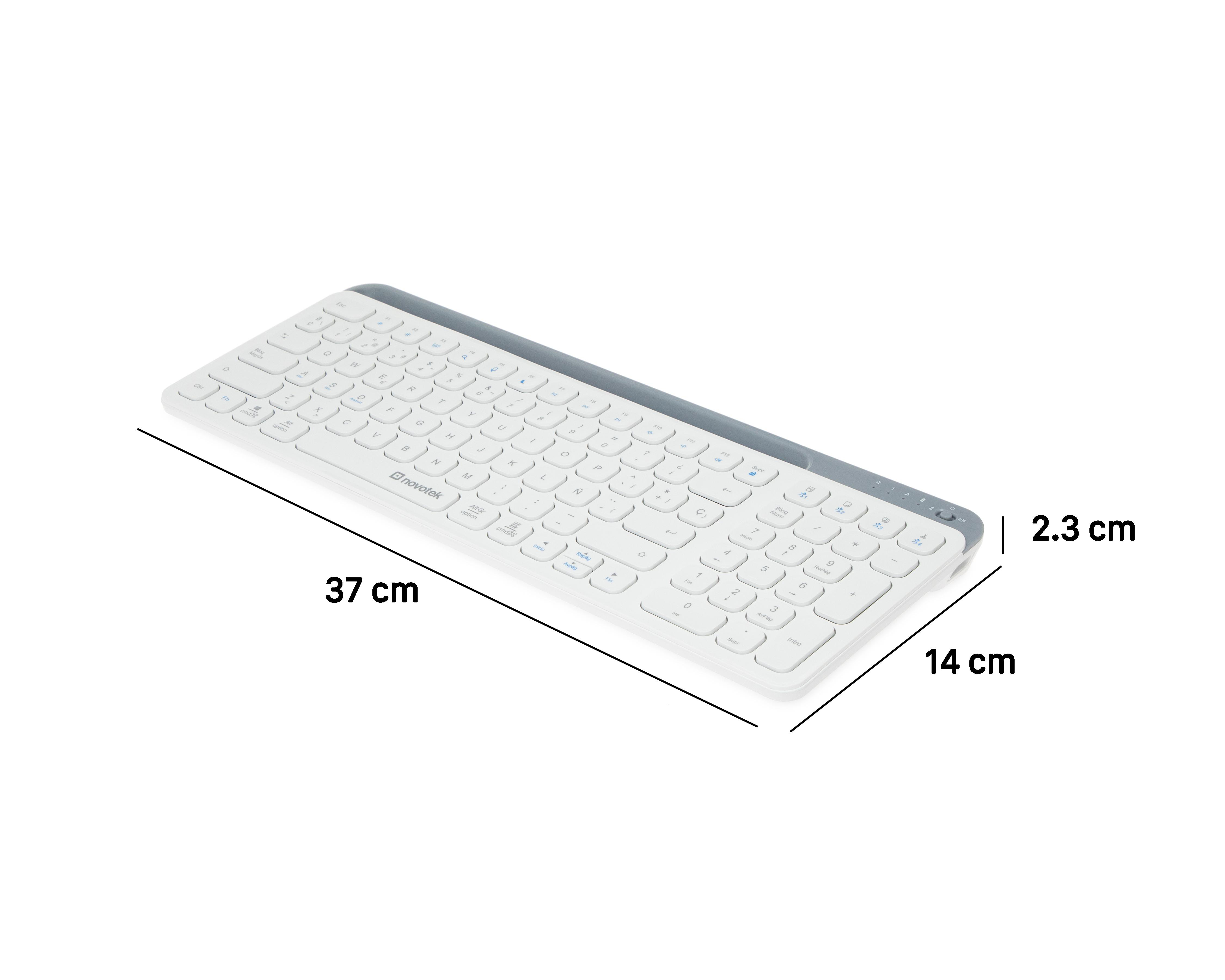 Foto 8 pulgar | Teclado Inalámbrico Bluetooth Novotek TI-150