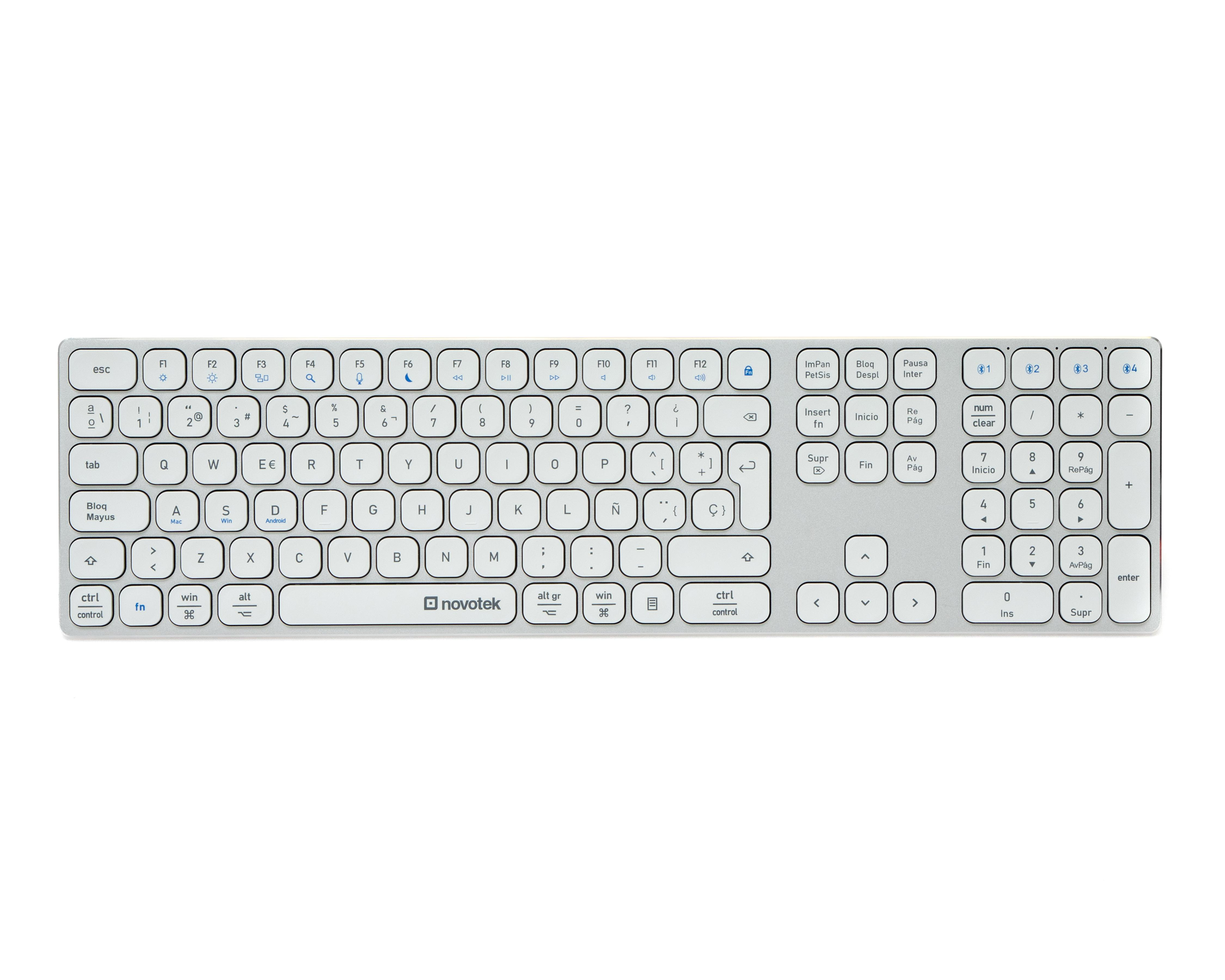 Foto 3 pulgar | Teclado Inalámbrico Novotek TI-160