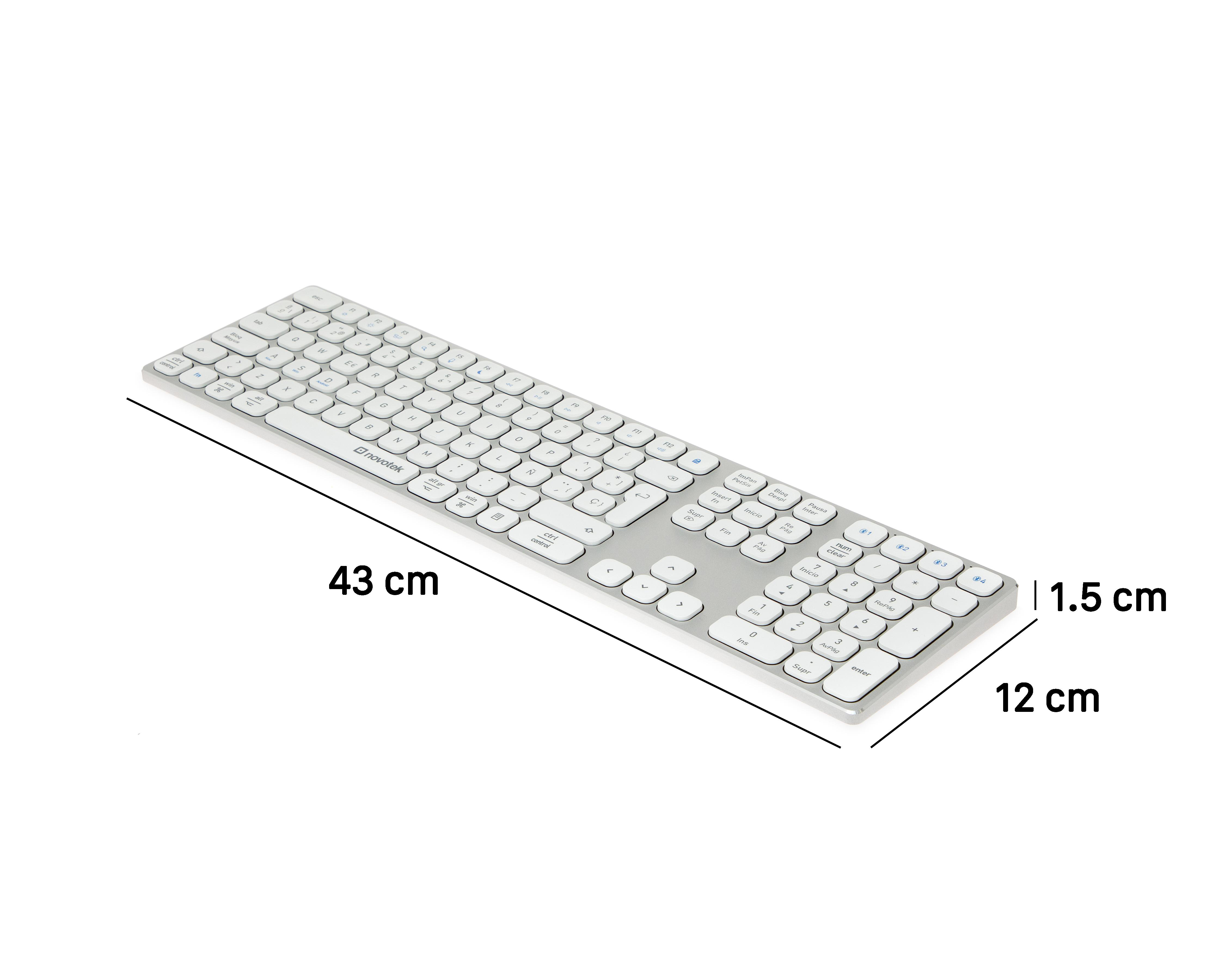 Foto 6 pulgar | Teclado Inalámbrico Novotek TI-160