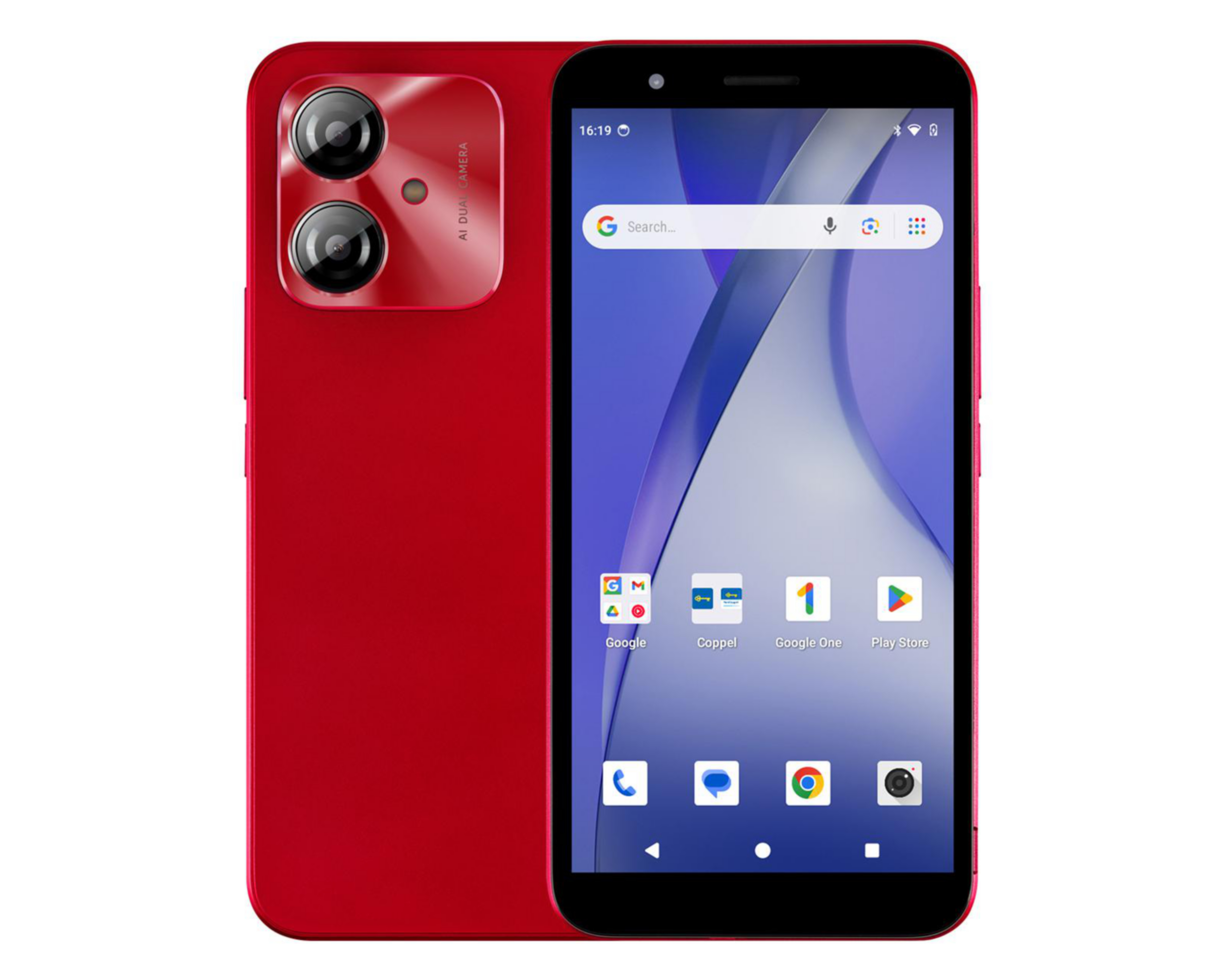 Foto 2 pulgar | Celular Zuum Magno P4 Liberado 64 GB Rojo