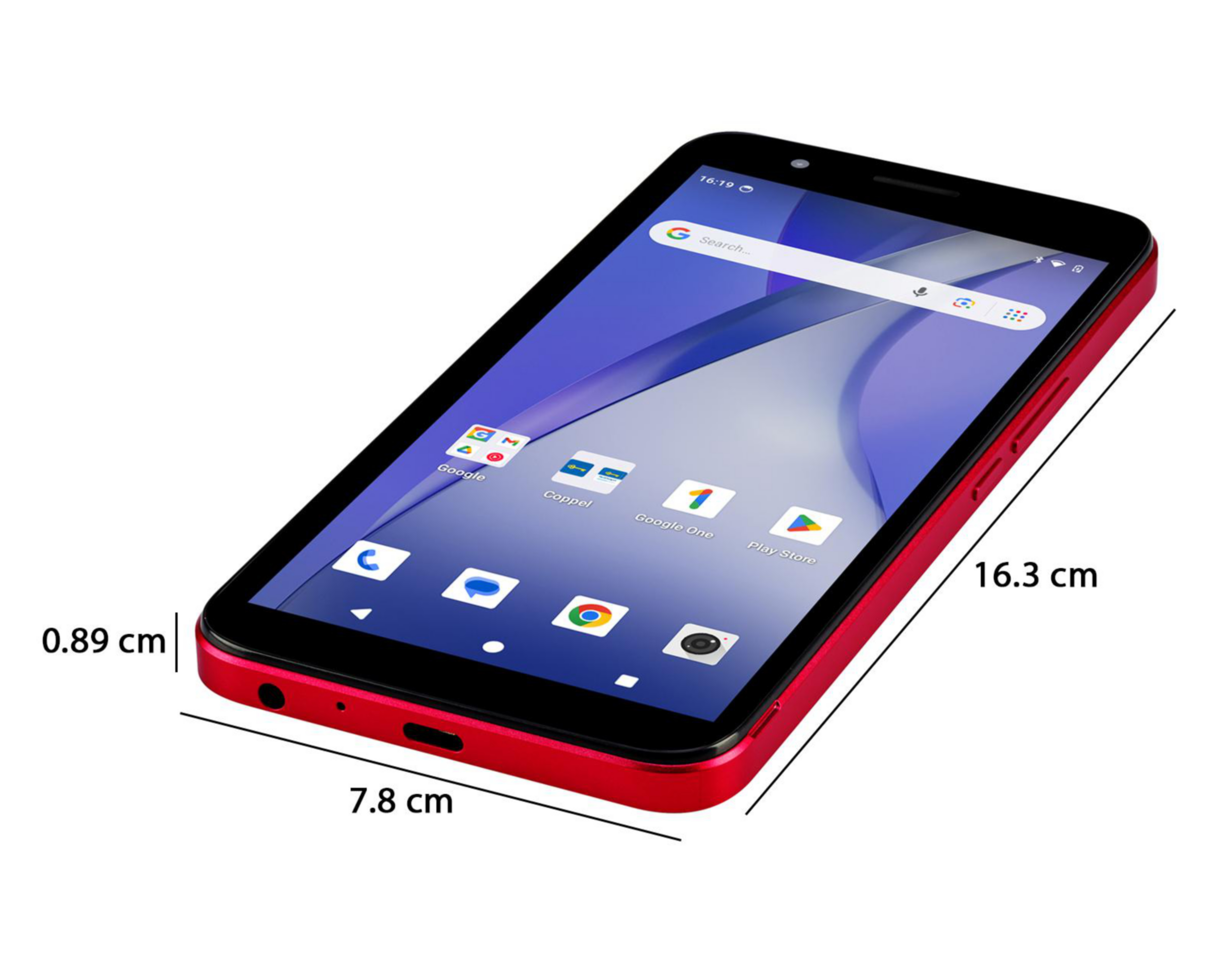 Foto 10 pulgar | Celular Zuum Magno P4 Liberado 64 GB Rojo