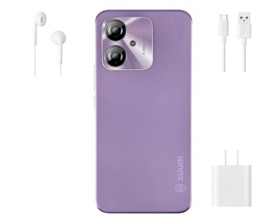 Foto 8 | Celular Zuum Magno P4 Liberado 64 GB Morado