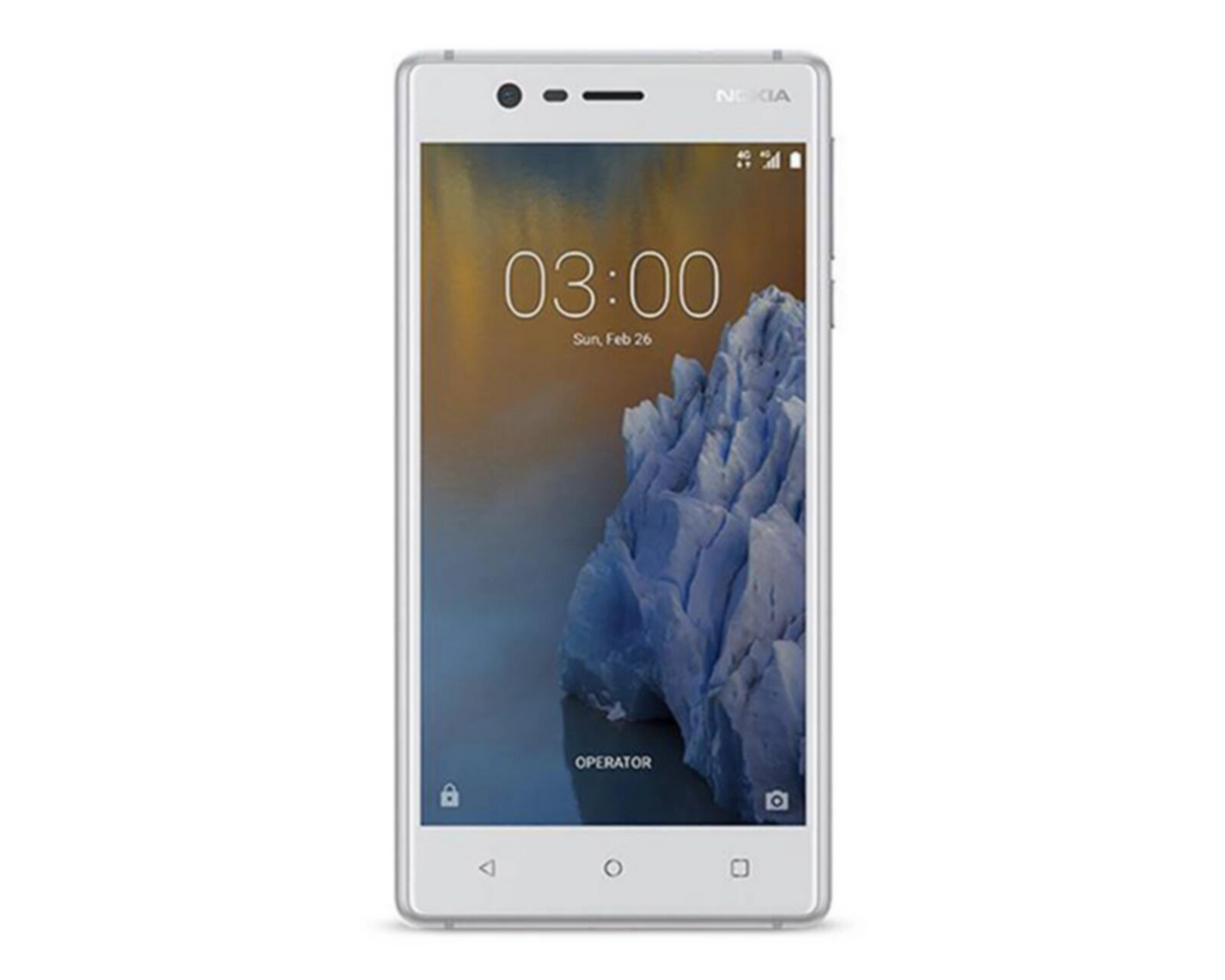 Foto 2 pulgar | Celular Nokia 3 16 GB Blanco