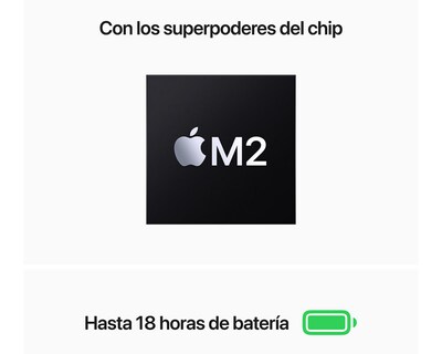 Foto 4 | MacBook Air M2 de 13 Pulgadas 16 GB RAM 256 GB SSD 10 GPU Plateado