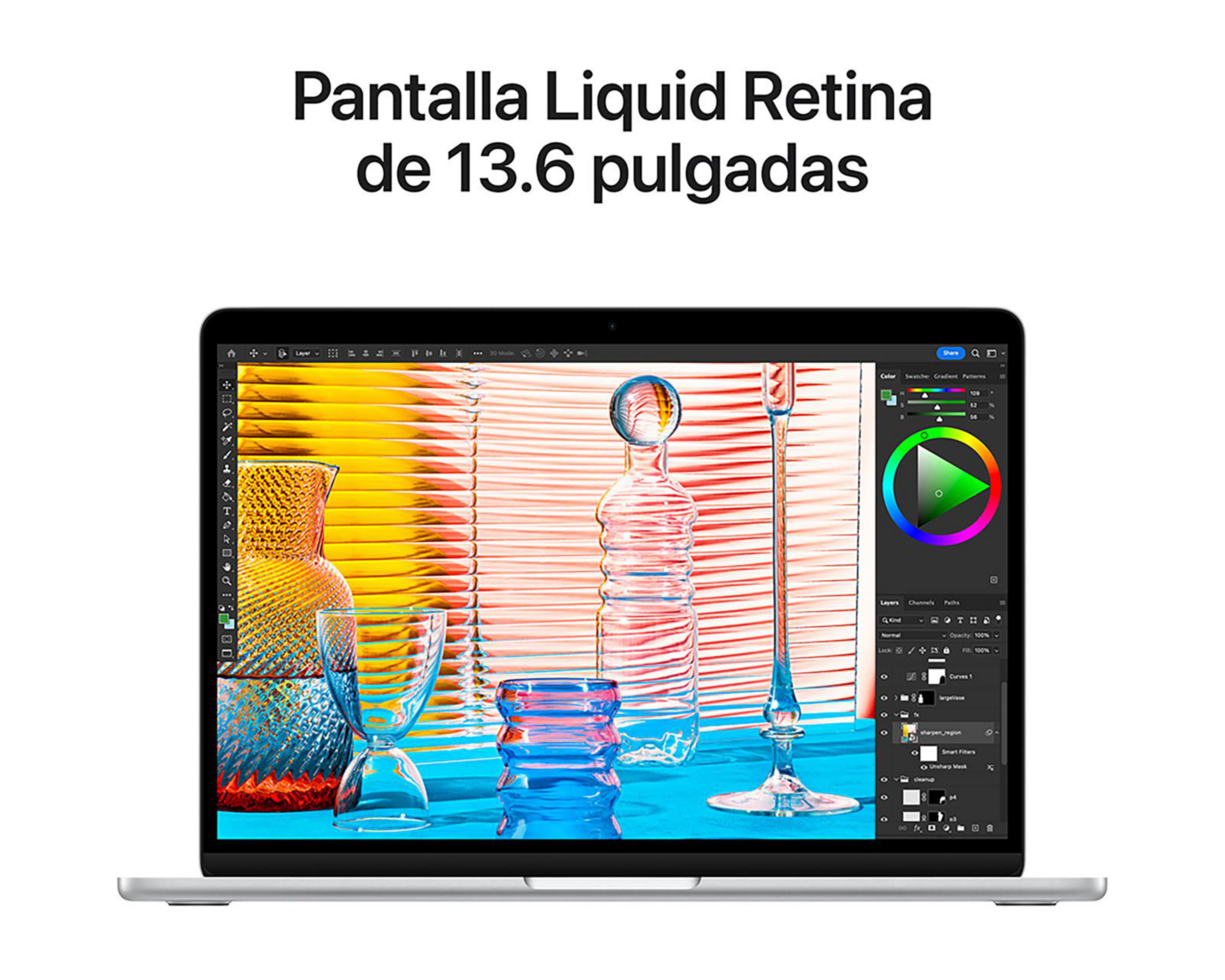 Foto 5 | MacBook Air M2 de 13 Pulgadas 16 GB RAM 256 GB SSD 10 GPU Plateado