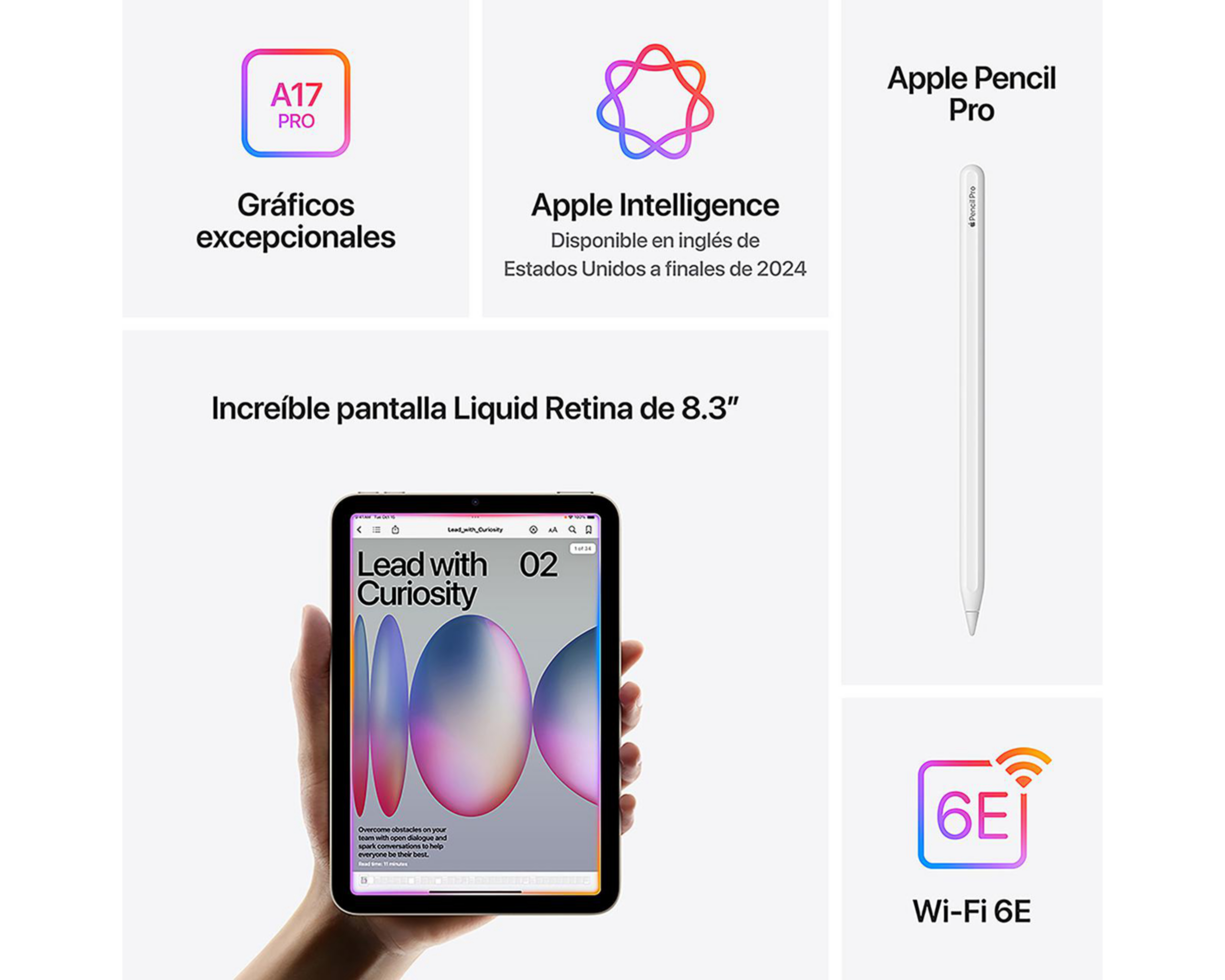 Foto 7 | iPad Mini 7 8.3 Pulgadas 128 GB Morado