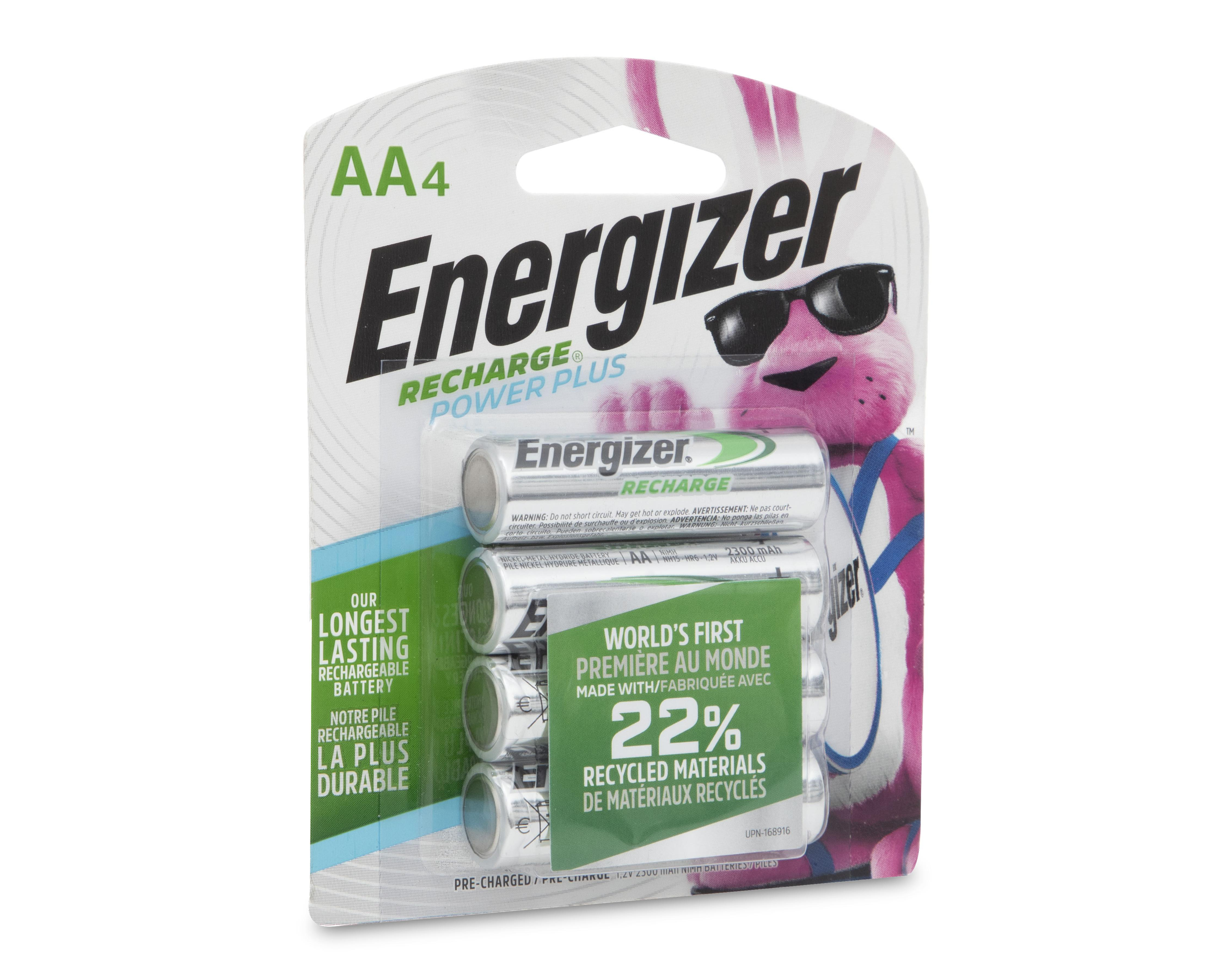 Foto 3 pulgar | Pilas Recargables Energizer Recharge Power Plus AA 4 Piezas