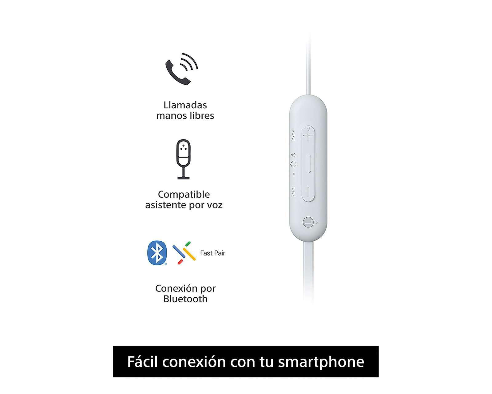 Foto 3 pulgar | Audífonos In-Ear Sony Bluetooth WI-C100