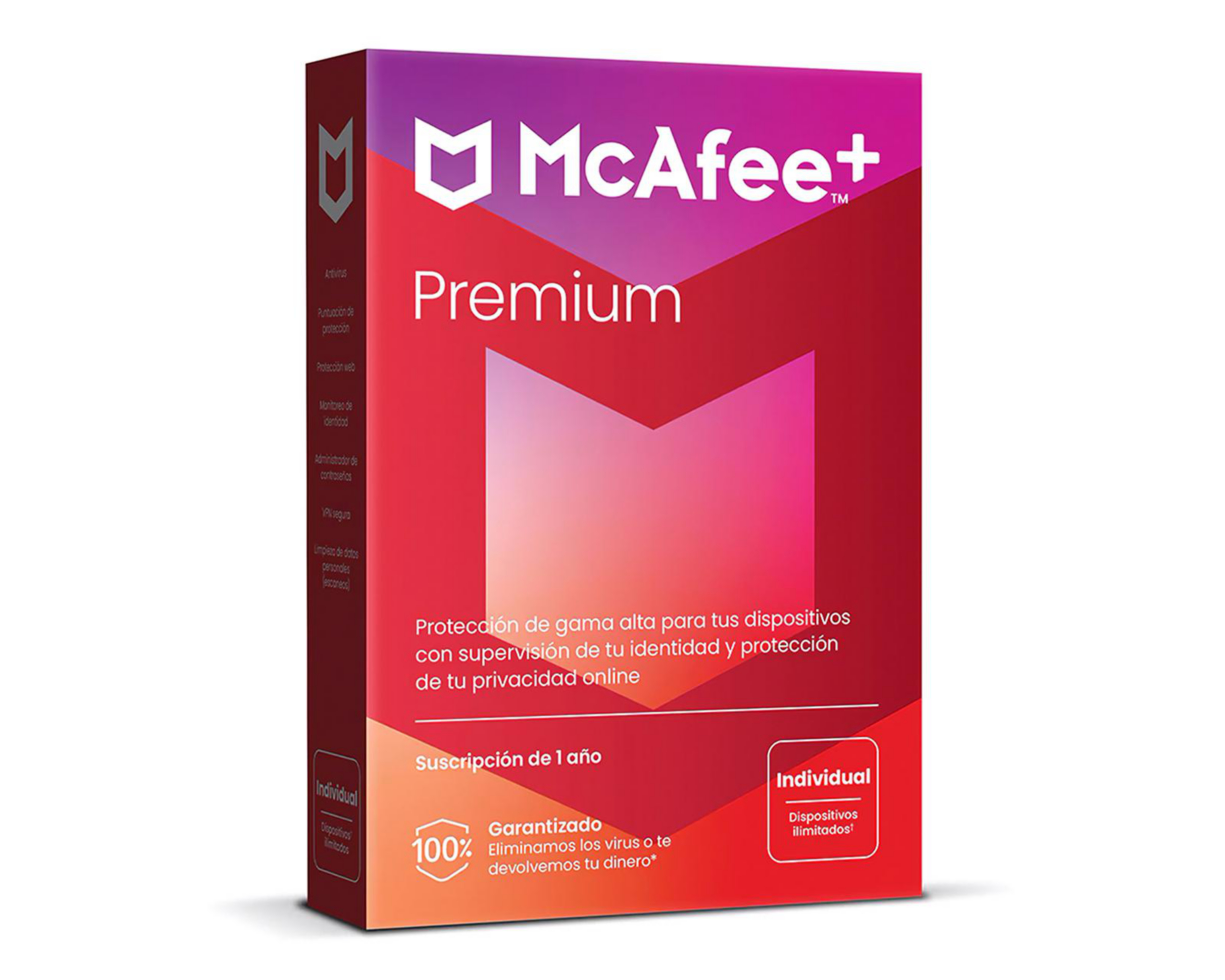 Foto 1 | Antivirus McAfee Plus Premium Dispositivos Ilimitados Suscripción de 1 Año