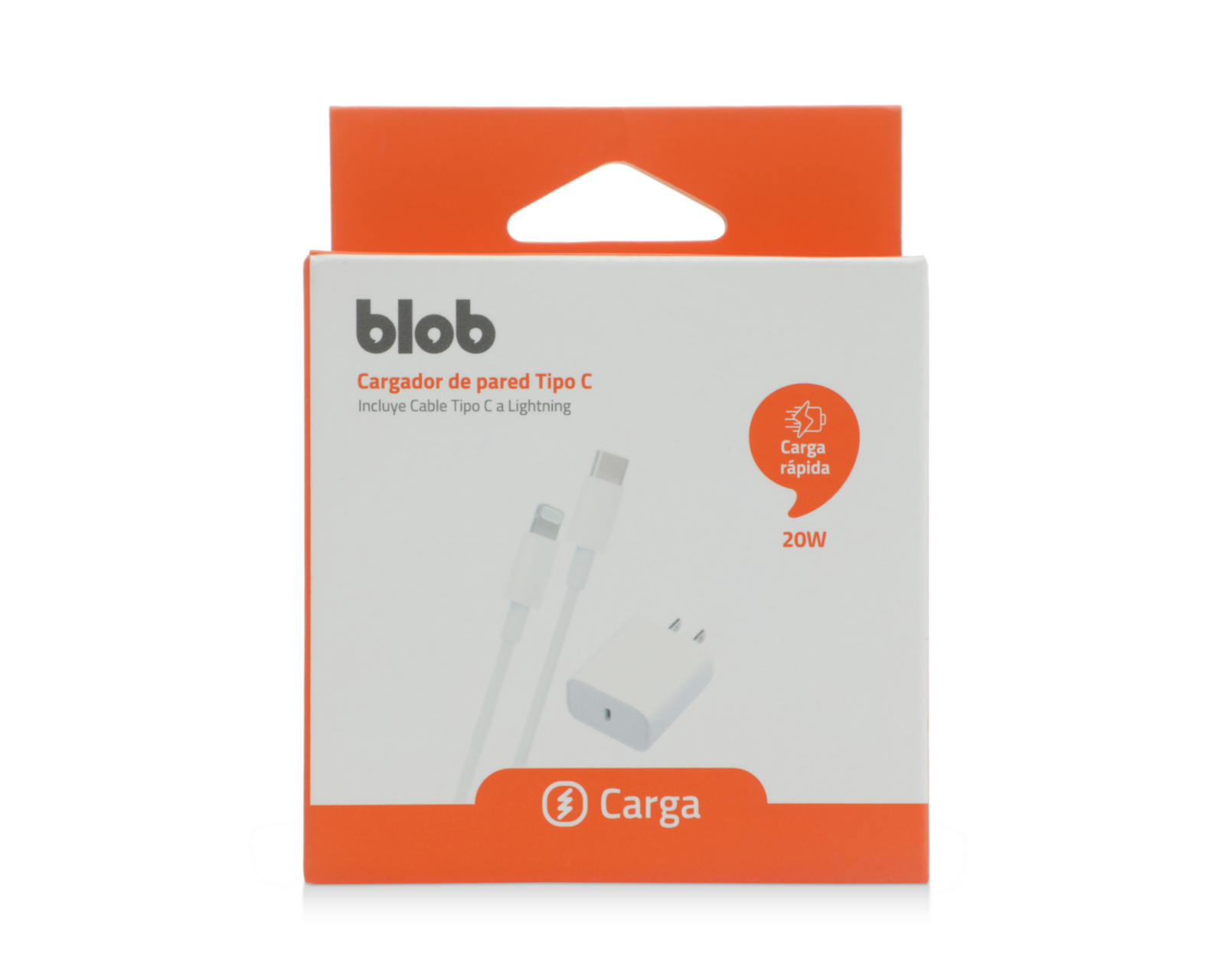 Foto 5 pulgar | Cargador Blob USB-C a Lightning de 20 W