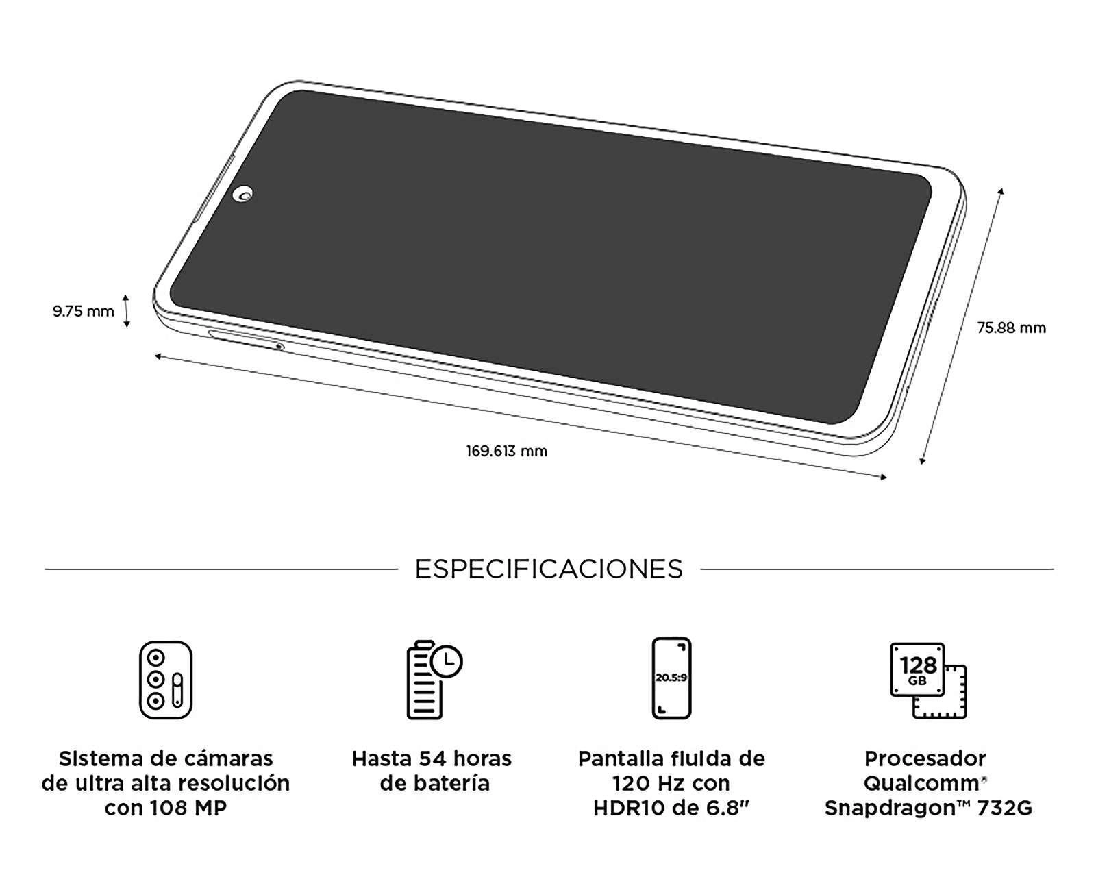 Foto 8 | AT&T/Unefon Motorola G60 128 GB Plata