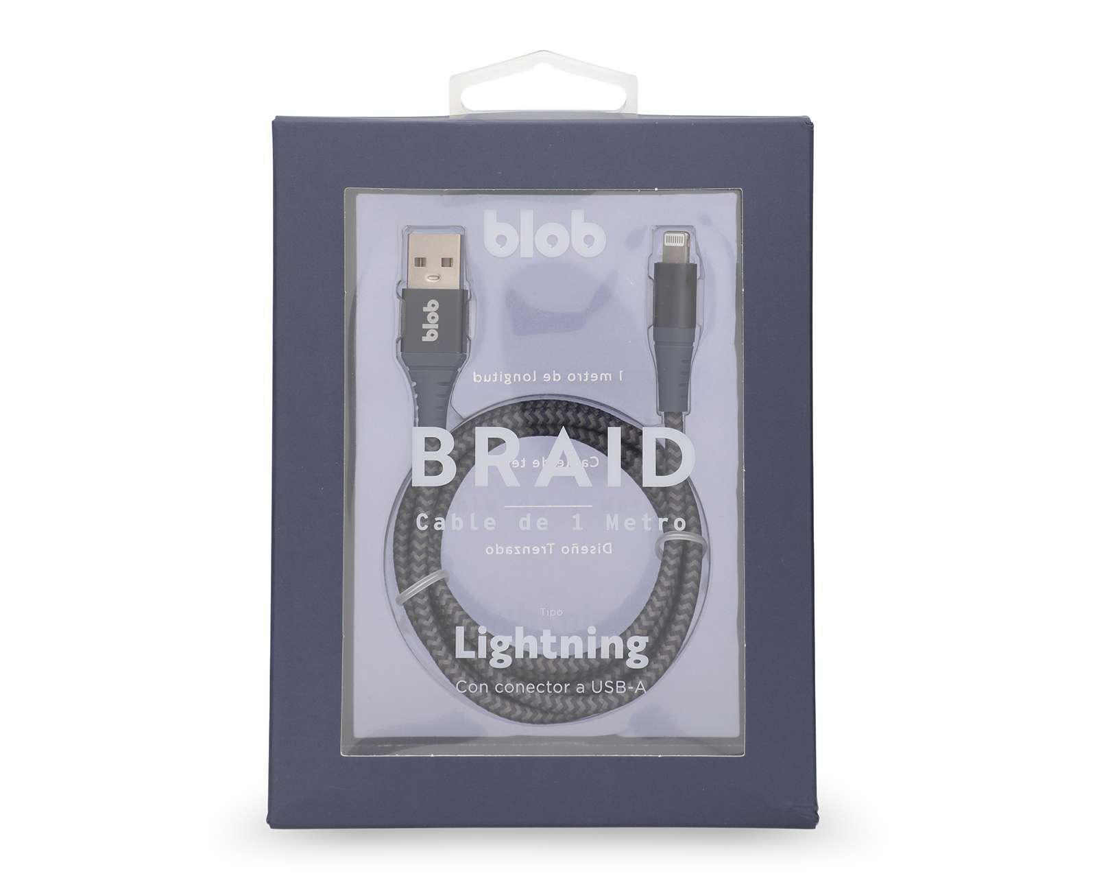 Foto 4 pulgar | Cable Blob tipo Lightning de 1 m