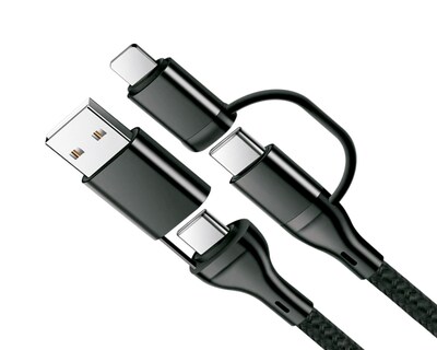 Foto 2 | Cable de Carga Blob USB-C 1 Metro
