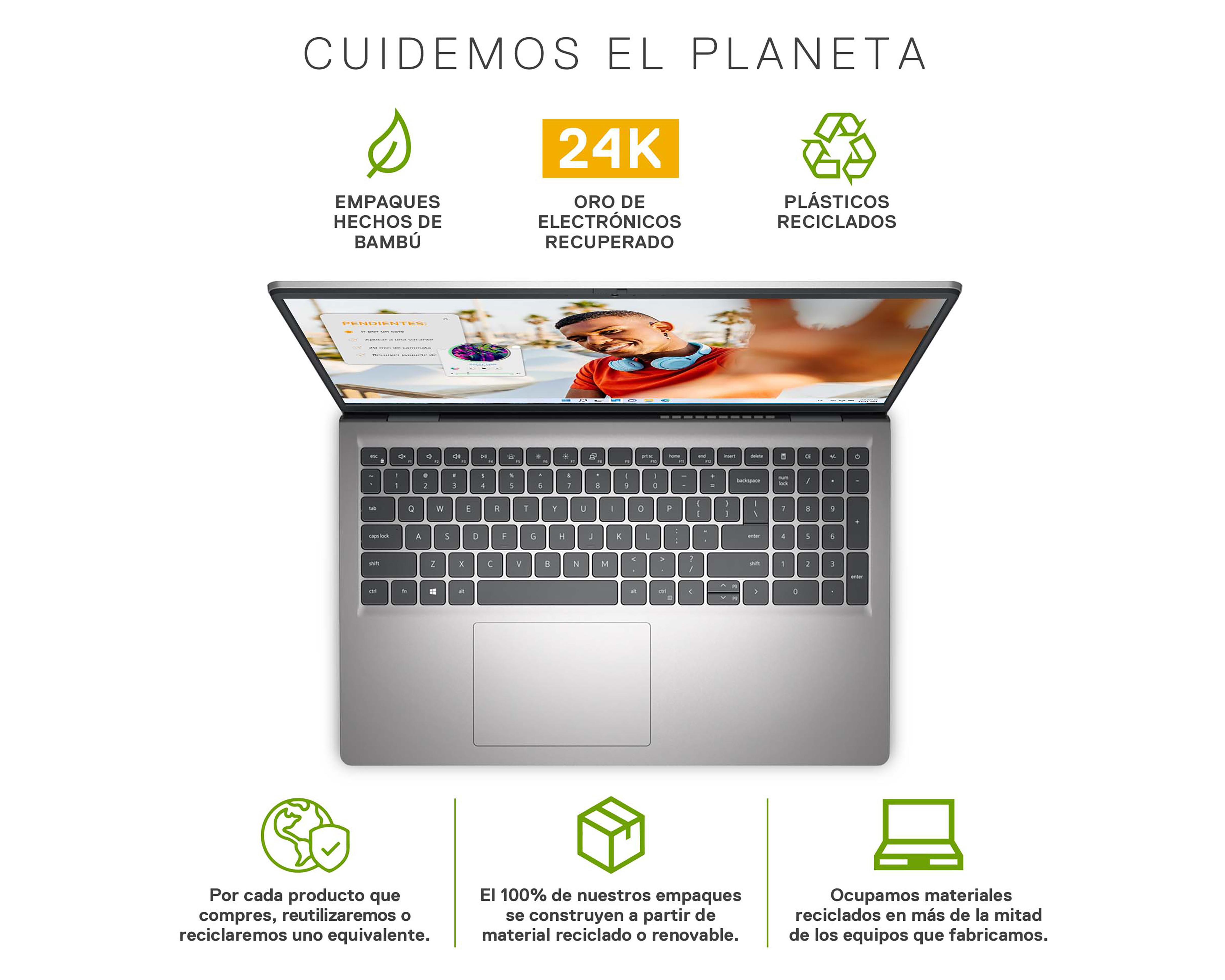 Foto 6 pulgar | Laptop Dell Inspiron 3520 W0VN1 15.6 Pulgadas Windows 11 Intel Core i7 16 GB 512 GB SSD Plateado