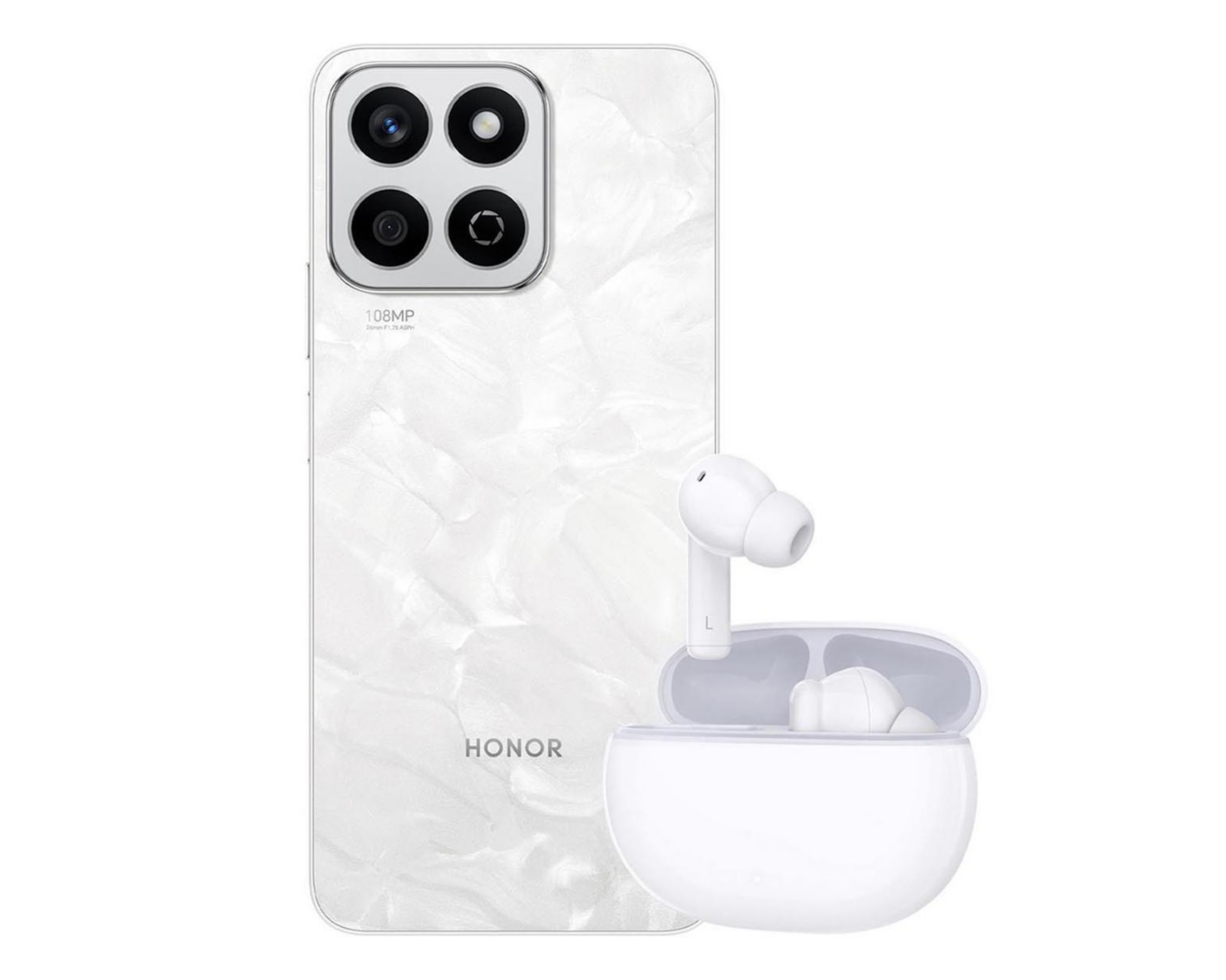 Telcel Honor X7C 256 GB Blanco + Audífonos X7i $5,999