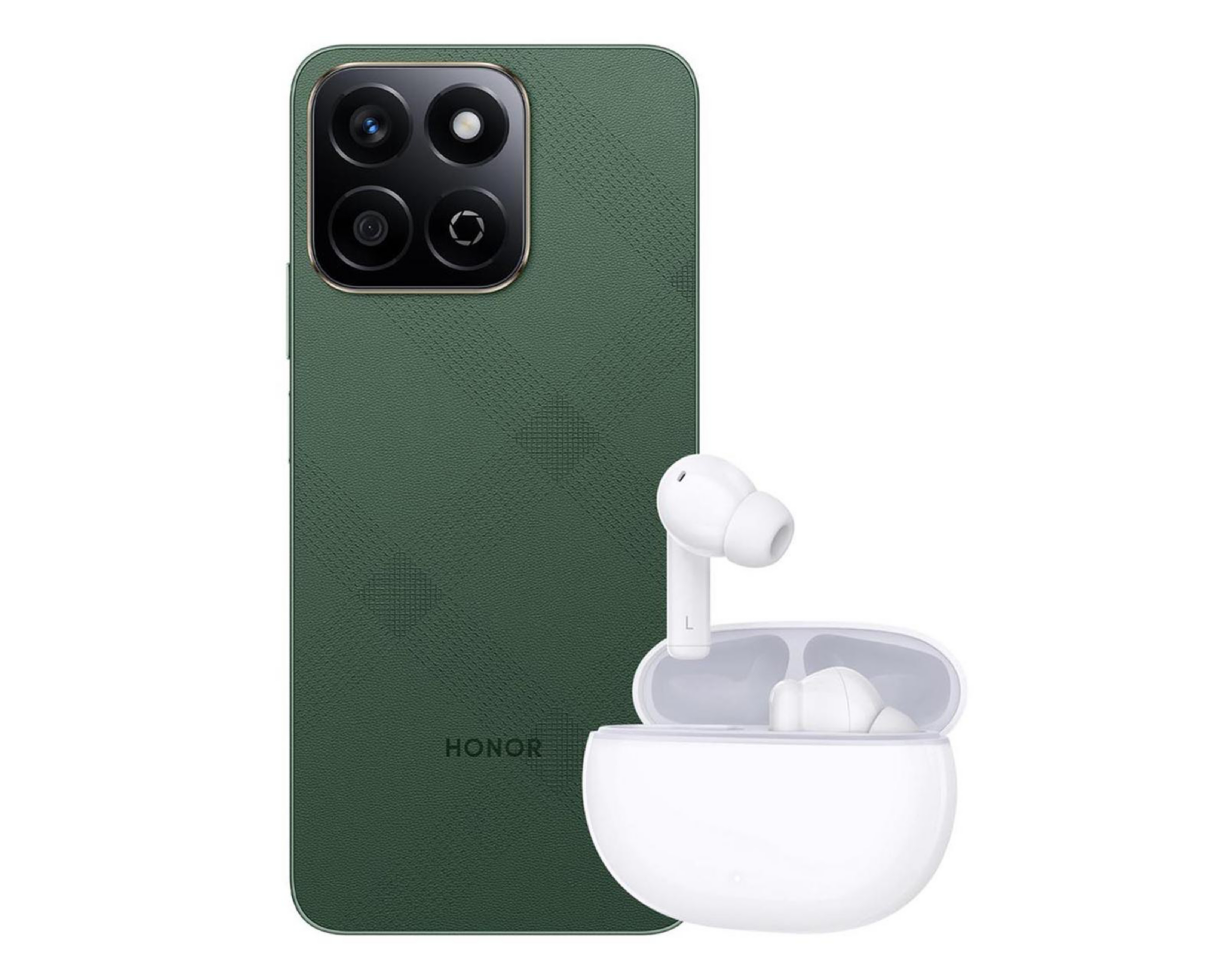 Telcel Honor X7C 256 GB Verde + Audífonos X7i $5,999