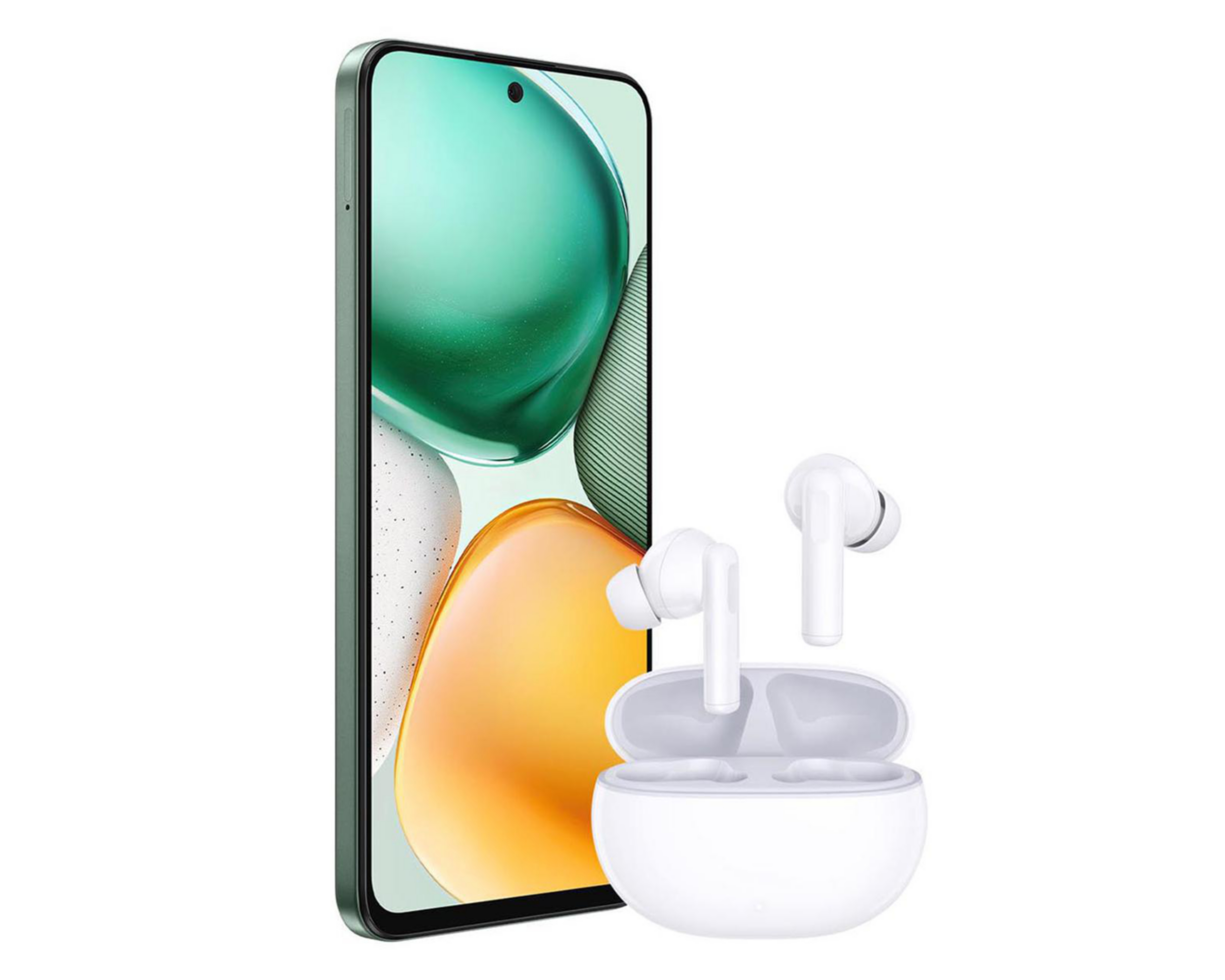 Foto 3 pulgar | Movistar Honor X7C 256 GB Verde + Audífonos X7i