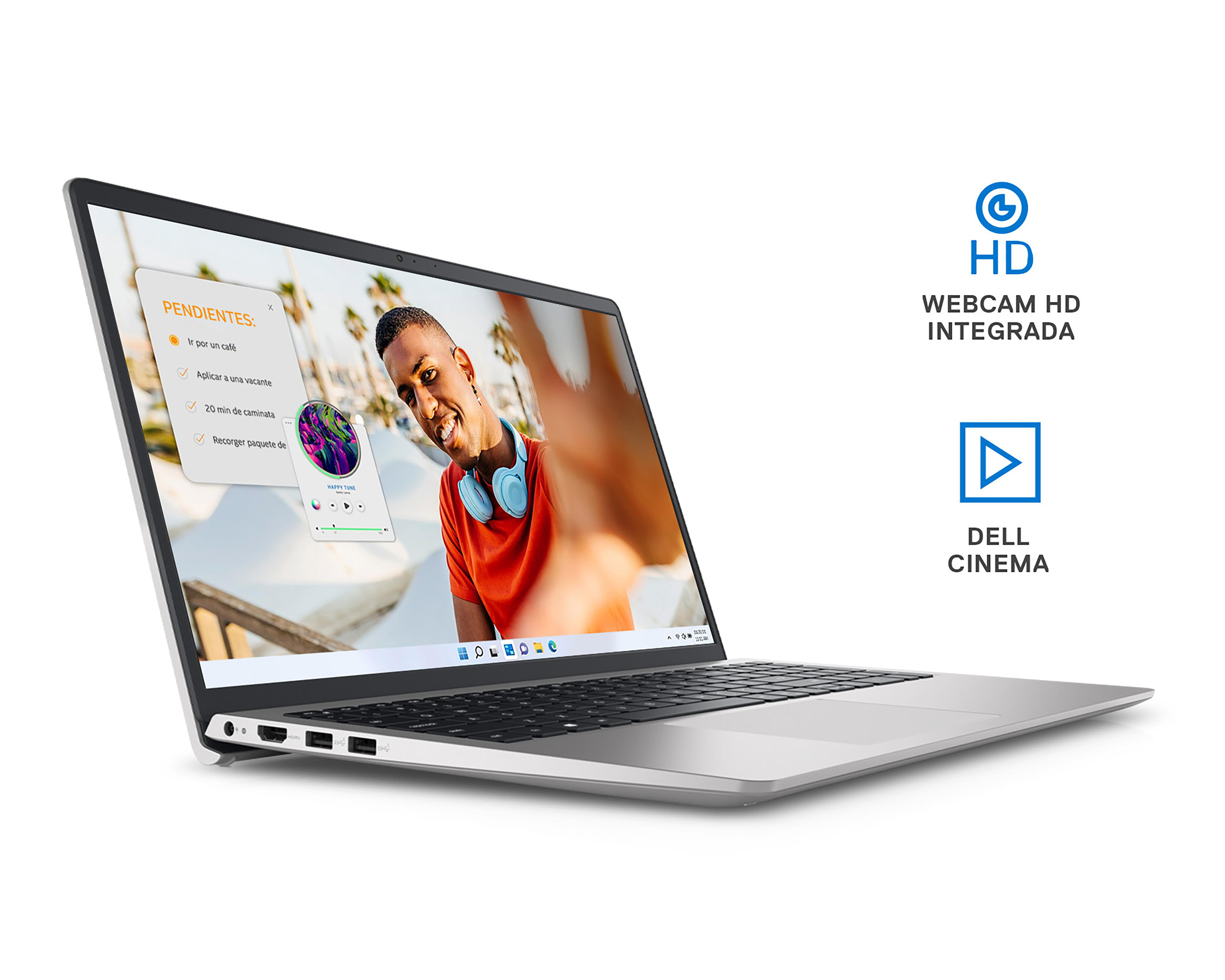 Foto 5 pulgar | Laptop Dell Inspiron 3520 V9FYY 15.6 Pulgadas Windows 11 Intel Core i7 16 GB RAM 1 TB SSD Plata