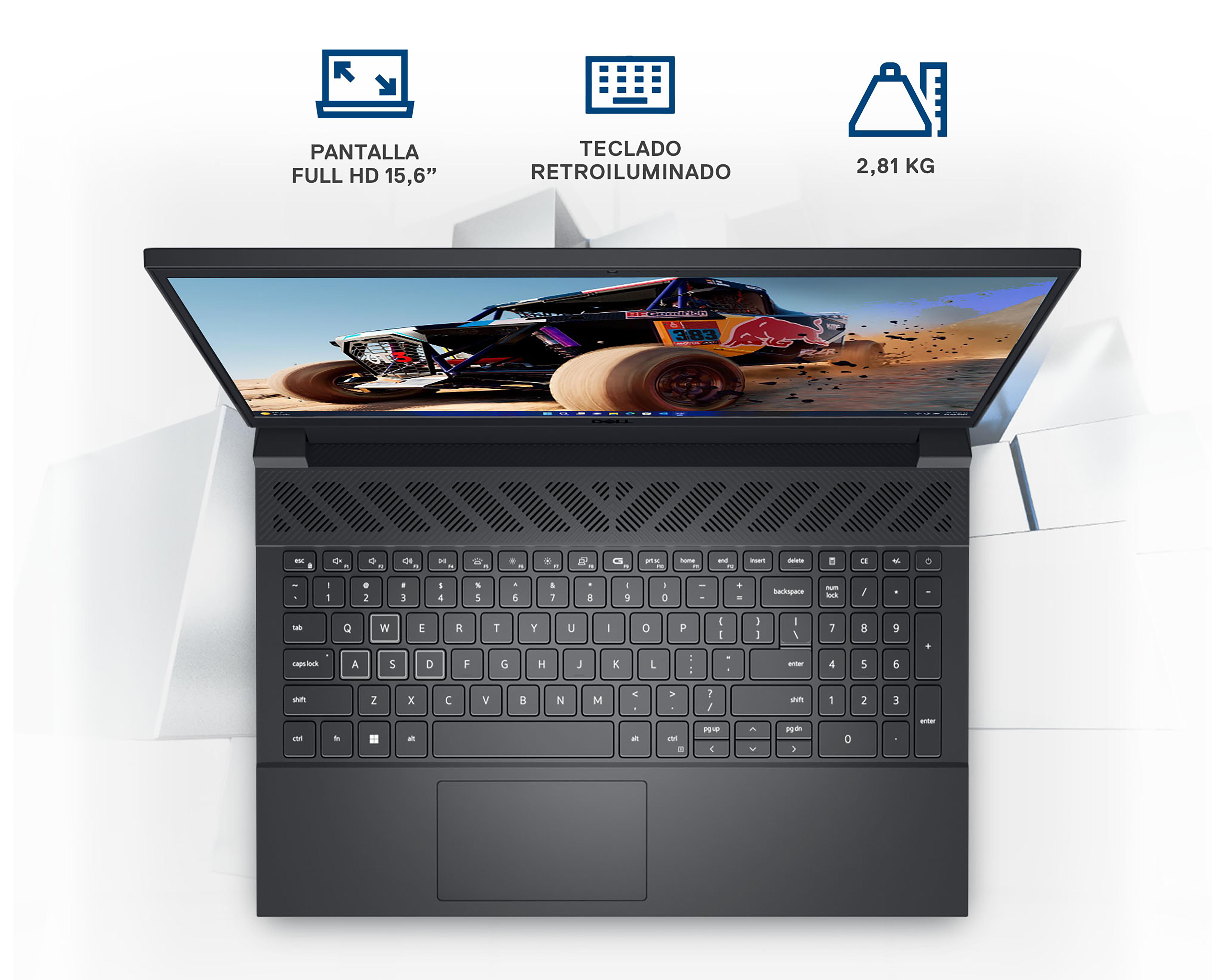 Foto 6 pulgar | Laptop Gamer Dell Gaming NB G15 5530 15.6 Pulgadas Windows 11 Intel Core i5 NVIDIA GeForce RTX 3050 8 GB RAM 512 GB