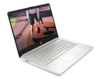 Foto 2 | Laptop HP 14-FQ1004LA 14" Windows 11 Home AMD Ryzen 3 8 GB RAM 512 GB SSD Plata