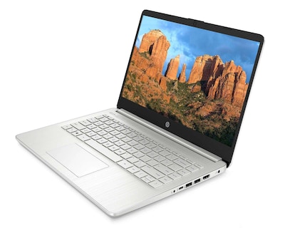 Foto 3 | Laptop HP 14-FQ1004LA 14" Windows 11 Home AMD Ryzen 3 8 GB RAM 512 GB SSD Plata