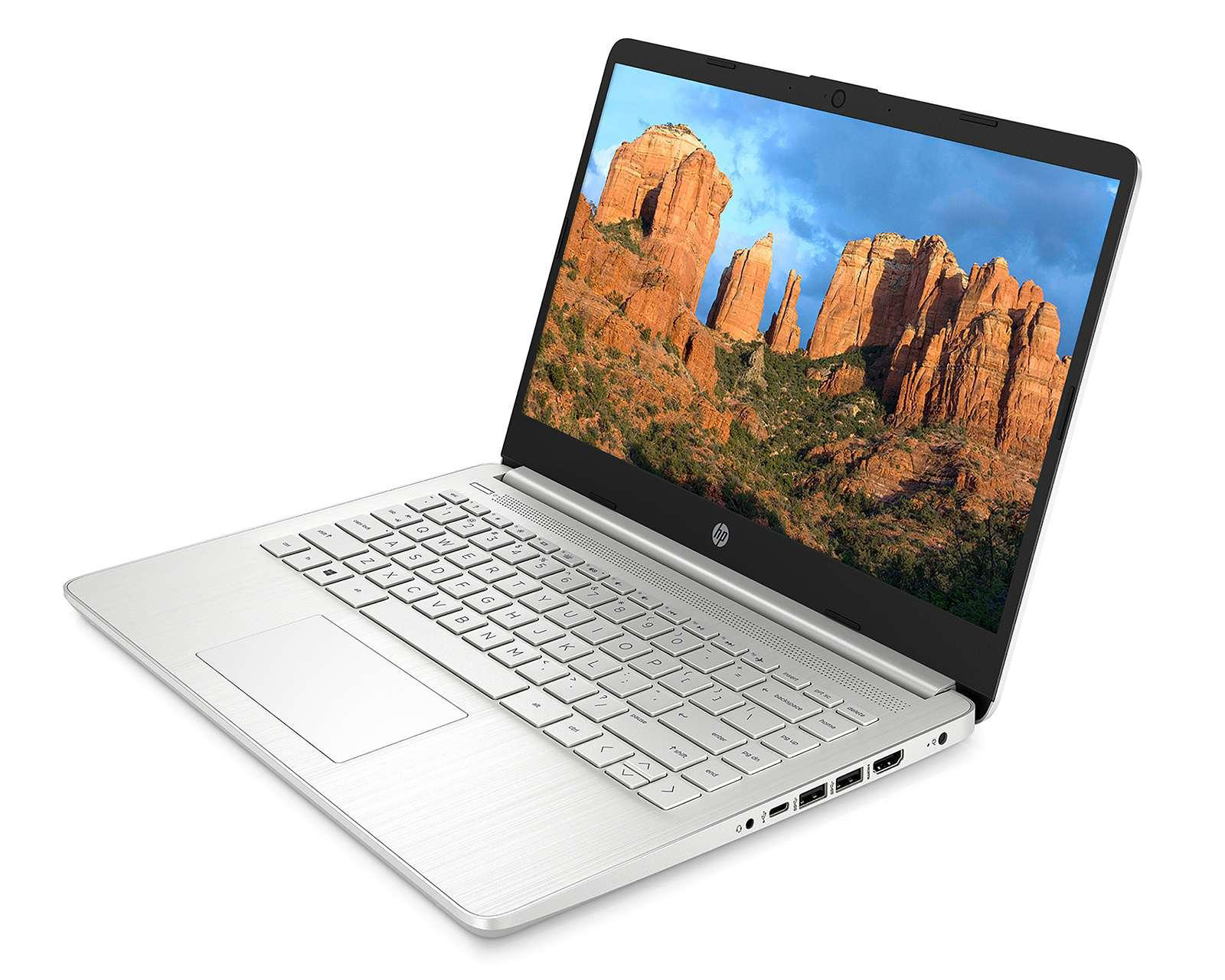 Foto 4 pulgar | Laptop HP 14-FQ1011LA 14'' Windows 11 Home AMD Ryzen 5 8 GB RAM 256 GB SSD Plata