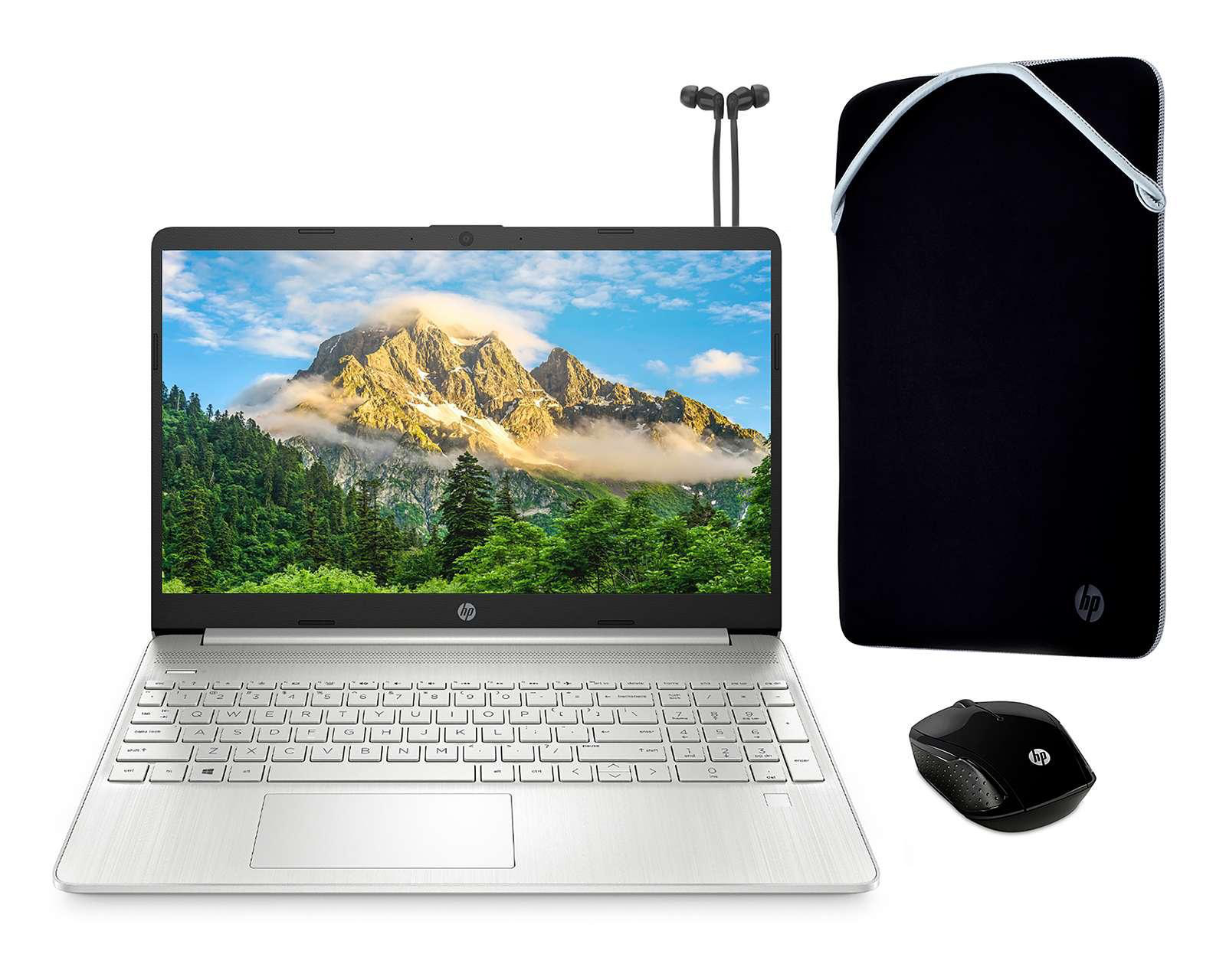 Foto 2 pulgar | Laptop HP 15-EF2519LA 15.6" Windows 11 Home AMD Ryzen 5 8GB RAM 512 GB SSD Plateada + Mouse y Funda Reversible