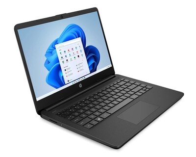 Foto 4 | Laptop HP 14-DQ0510LA 14" Windows 11 Intel Celeron 4 GB RAM 256 GB SSD Negra + Mouse y Funda