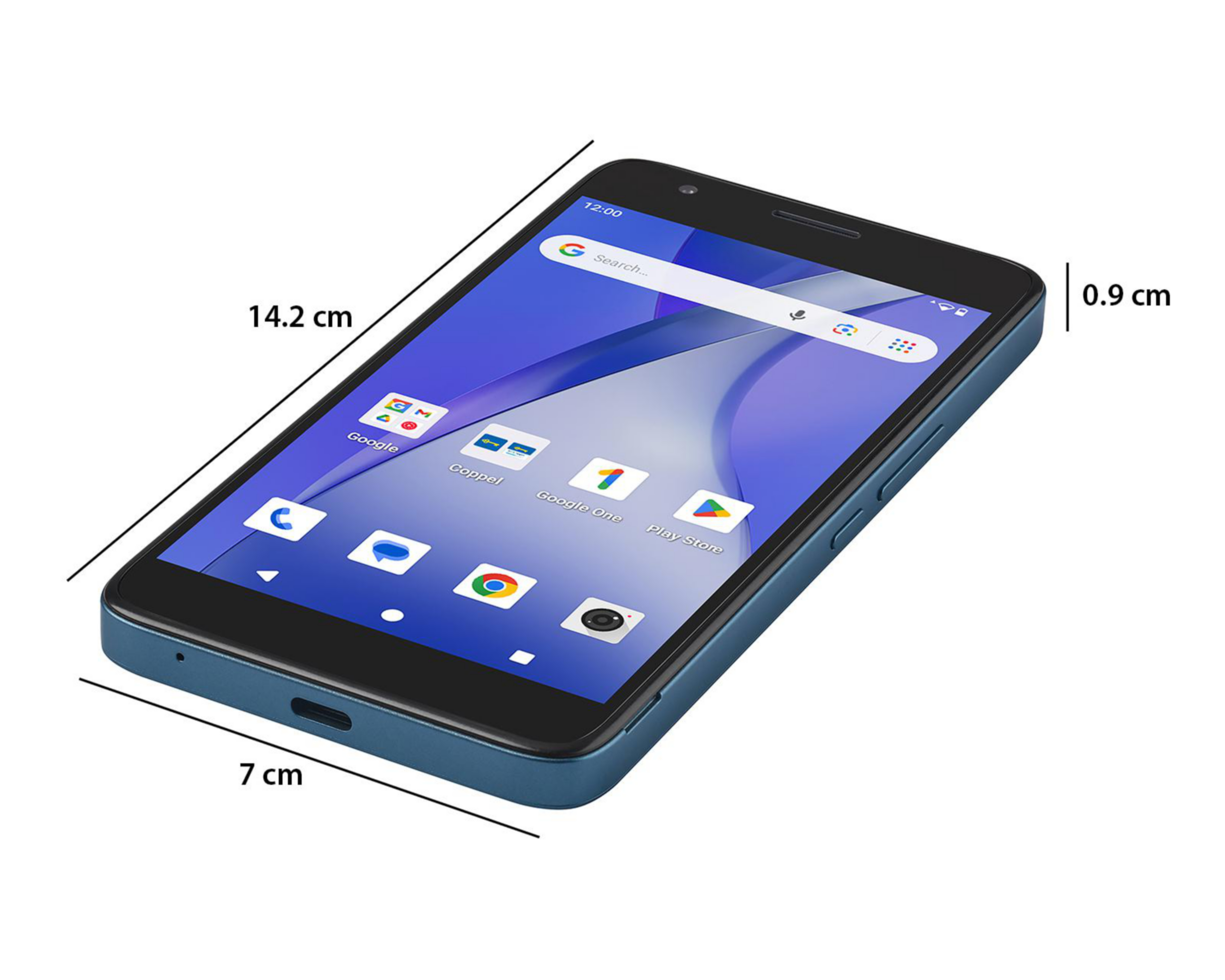 Foto 11 pulgar | Celular Zuum Magno C3 Liberado 32 GB Azul
