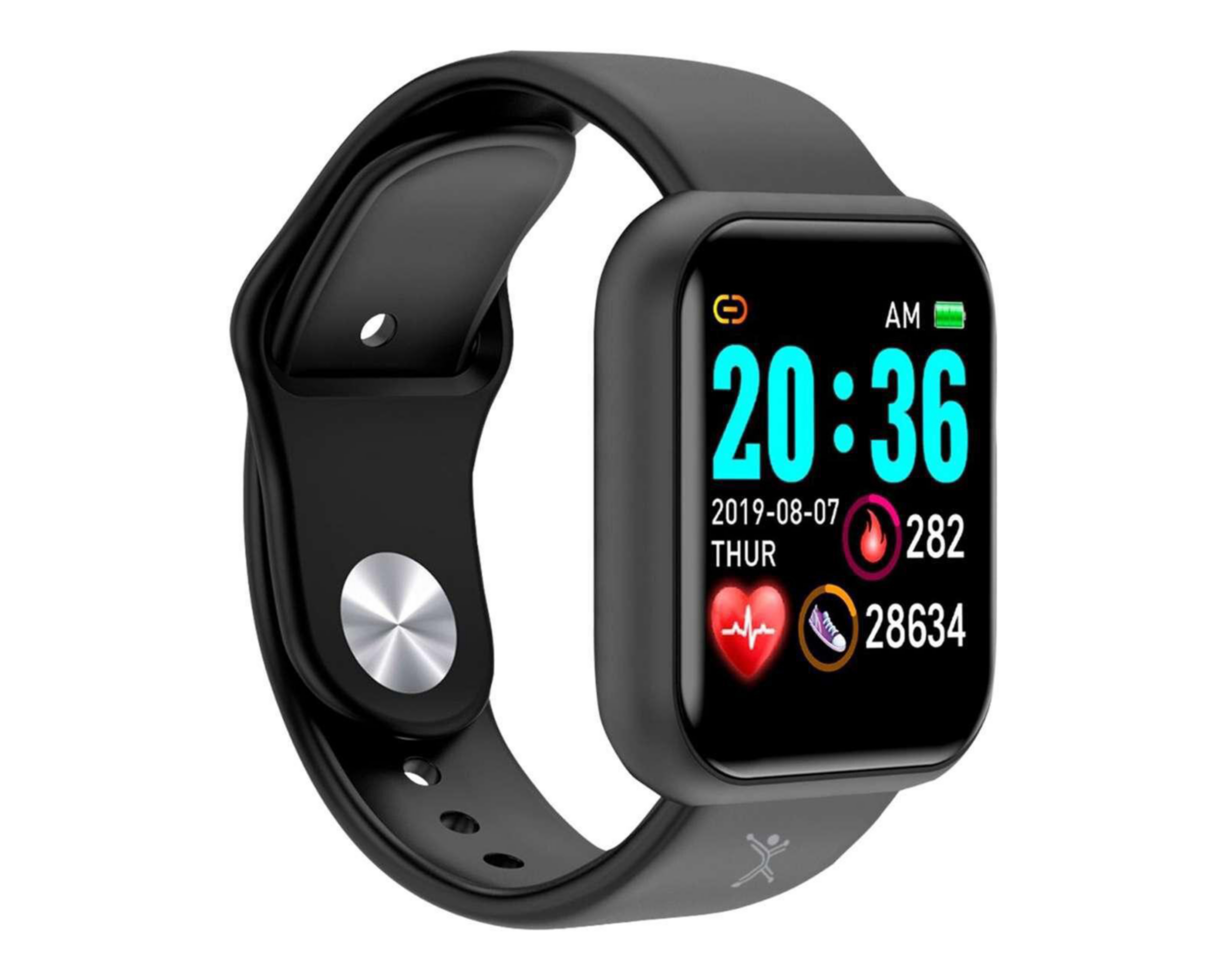 Foto 2 pulgar | Smartwatch Perfect Choice Hearty Negro
