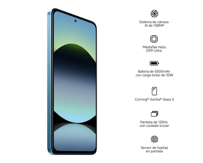 Foto 8 | Celular Xiaomi Liberado Redmi Note 14 256 GB Azul