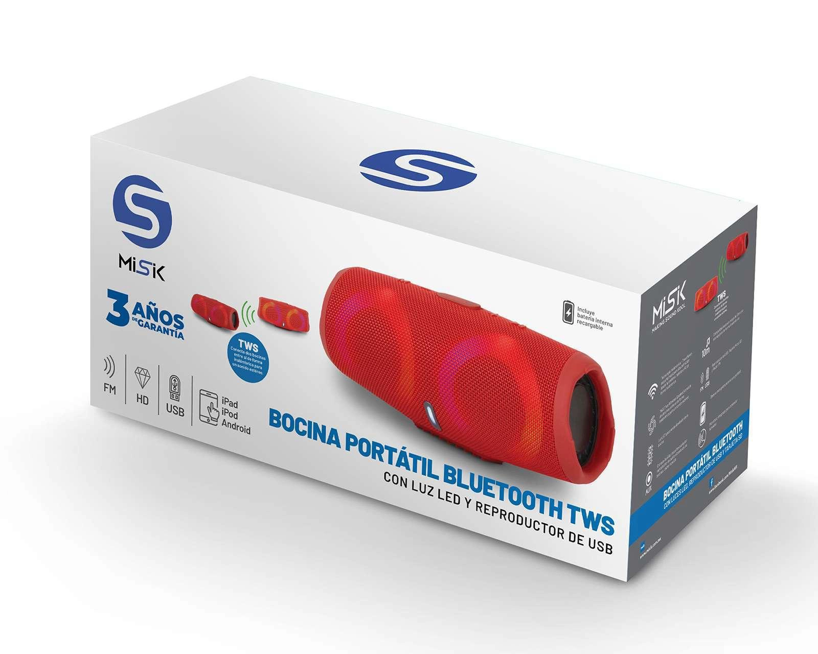 Foto 4 pulgar | Bocina Bluetooth Portátil Misik MS279