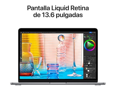 Foto 5 | Macbook Air 13 M2 13.6 Pulgadas 16 GB RAM 256 GB SSD 10 GPU Gris Espacial