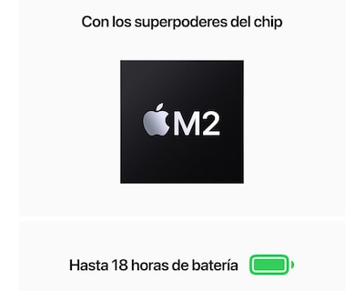 Foto 4 | Macbook Air 13 M2 13.6 Pulgadas 16 GB RAM 256 GB SSD 10 GPU Azul Medianoche