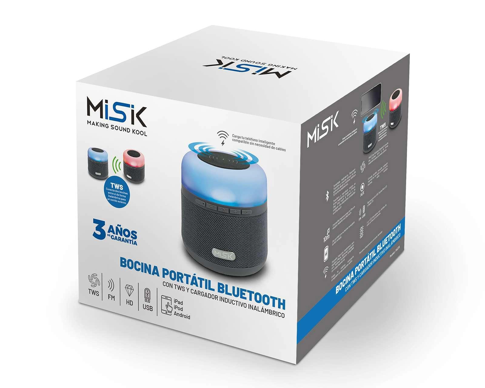 Foto 5 pulgar | Bocina Bluetooth Portátil Misik MS235 con Micrófono