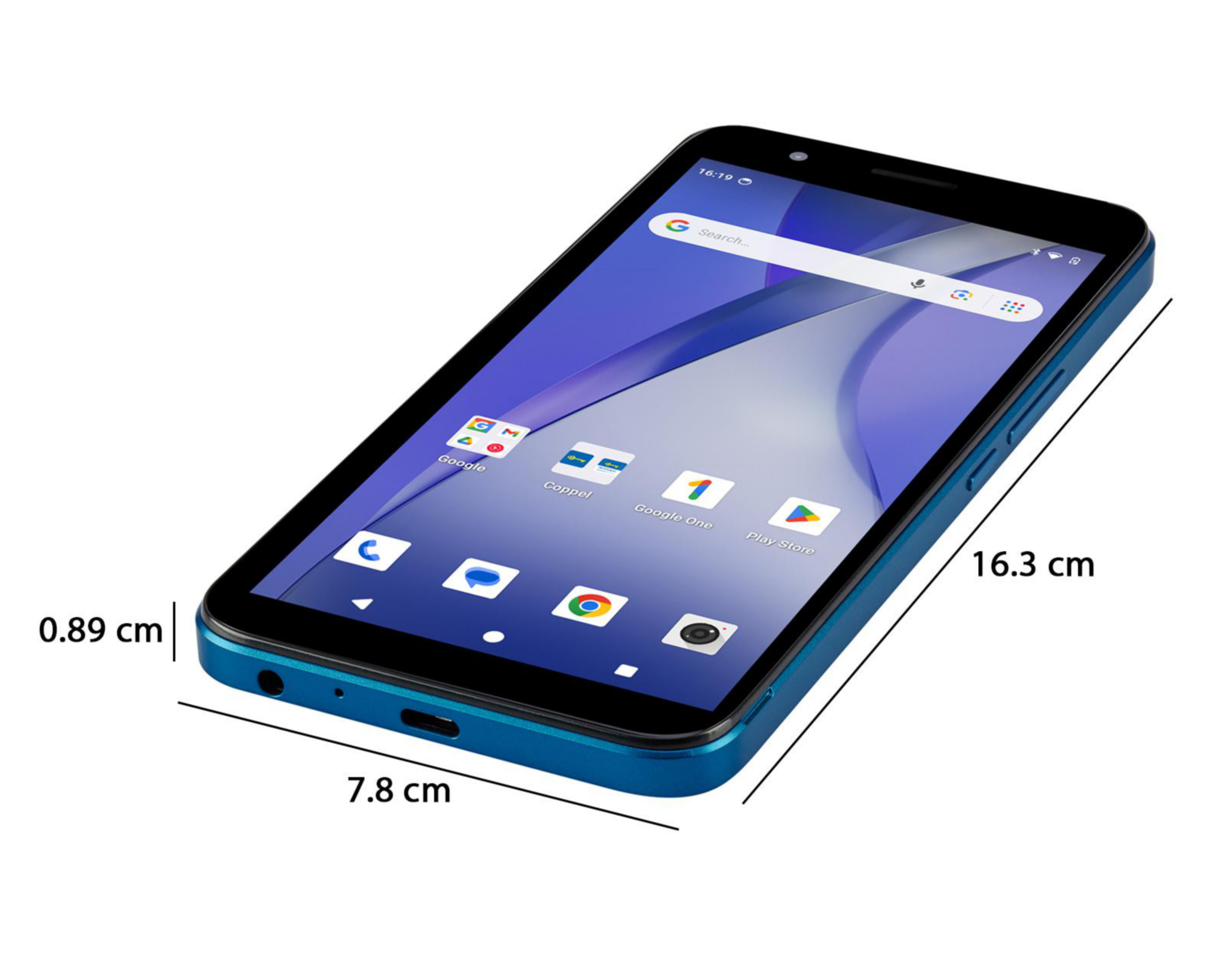 Foto 10 pulgar | Celular Zuum Magno P4 Liberado 64 GB Azul