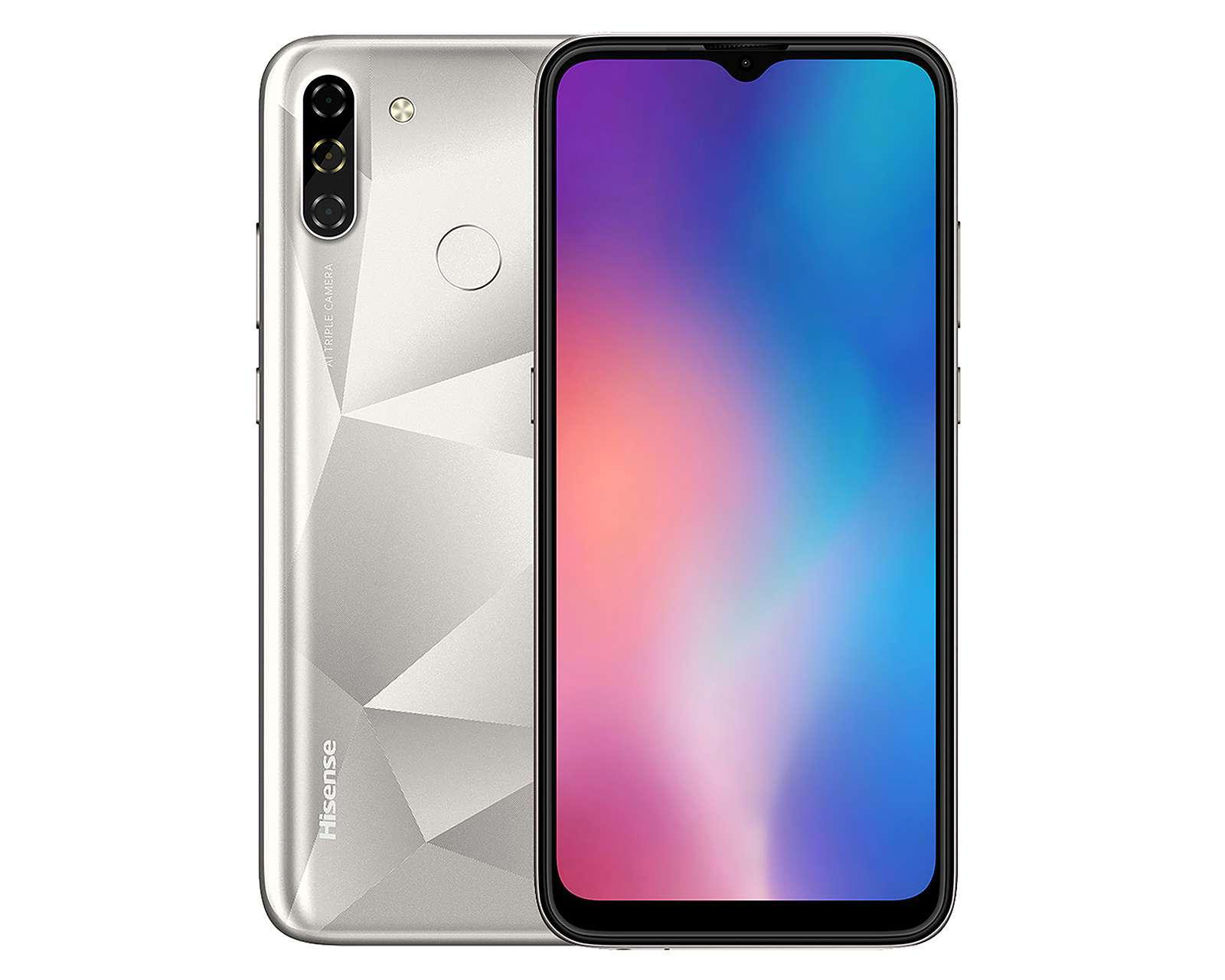 Celular Hisense Liberado V40S 64 GB Plateado $2,099