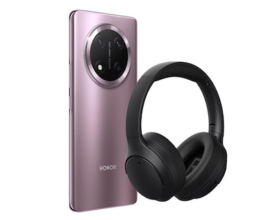 Foto 4 | Telcel Honor Magic 7 Lite 512 GB Morado + Audífonos Honor Choice VZ Sport Mate
