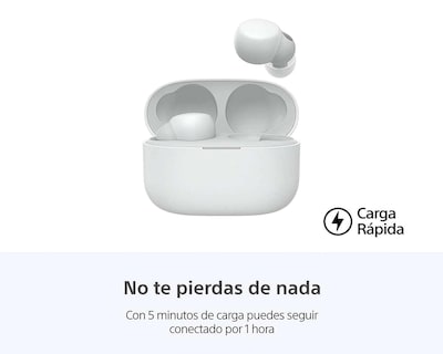 Foto 2 | Audífonos True Wireless Sony Link Buds S con Noise Cancelling Blancos