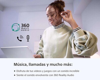 Foto 5 | Audífonos True Wireless Sony Link Buds S con Noise Cancelling Blancos