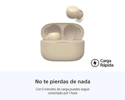 Foto 2 | Audífonos True Wireless Sony Link Buds S con Noise Cancellig Beige