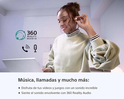 Foto 5 | Audífonos True Wireless Sony Link Buds S con Noise Cancellig Beige