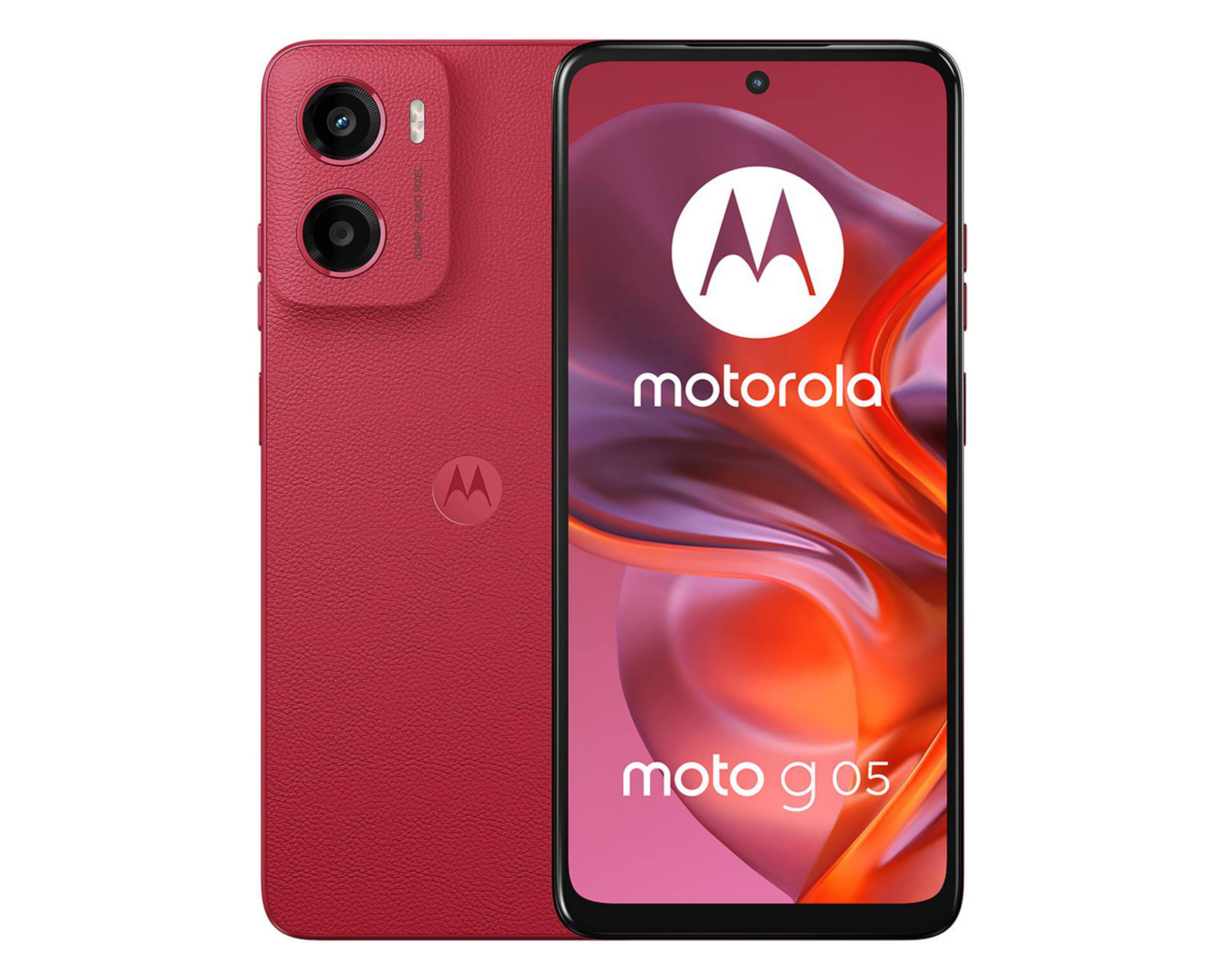 Foto 2 pulgar | AT&T/Unefon Motorola Moto G05 128 GB Rojo