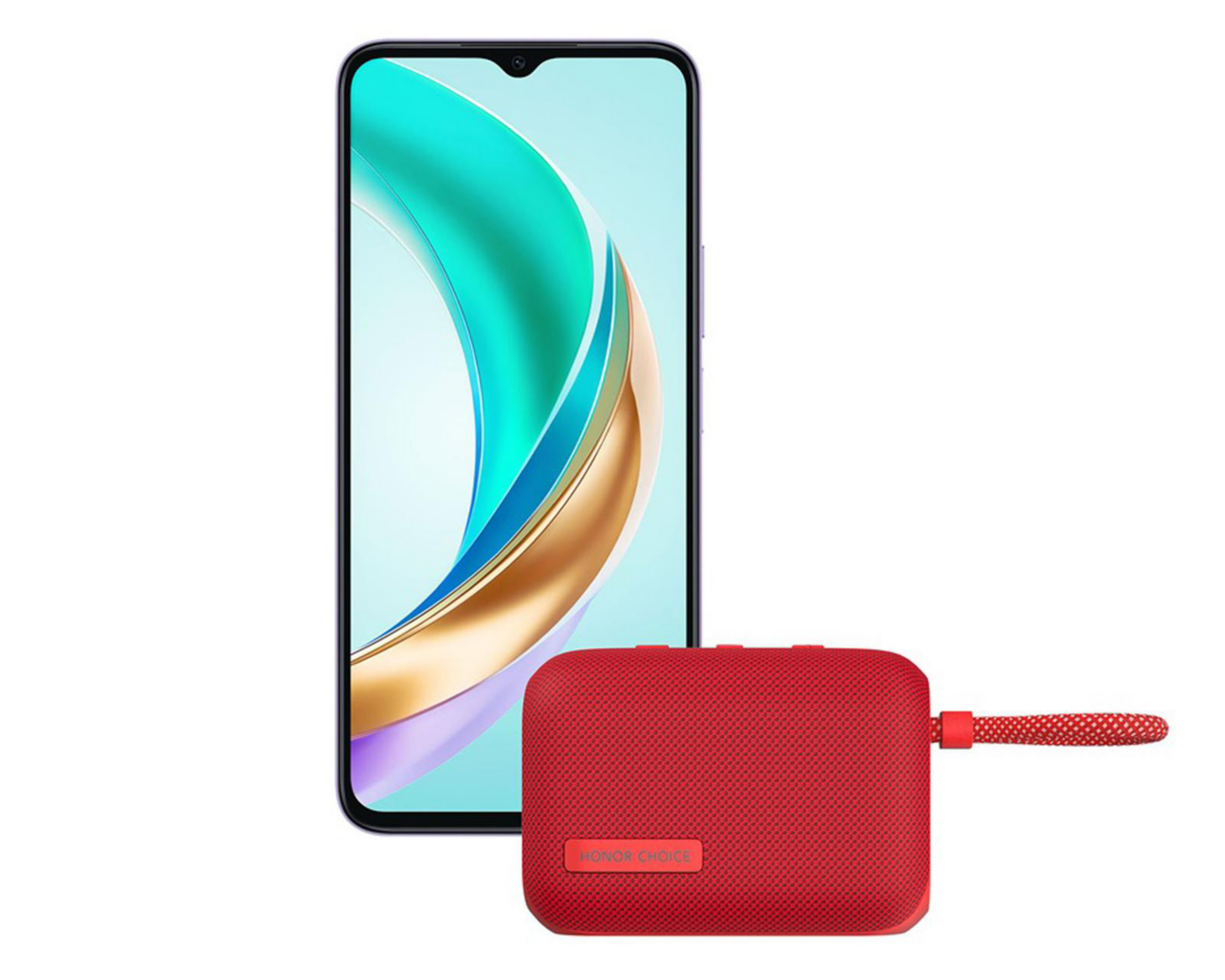 Foto 2 pulgar | Movistar Honor X6B 256 GB Morado + Bocina