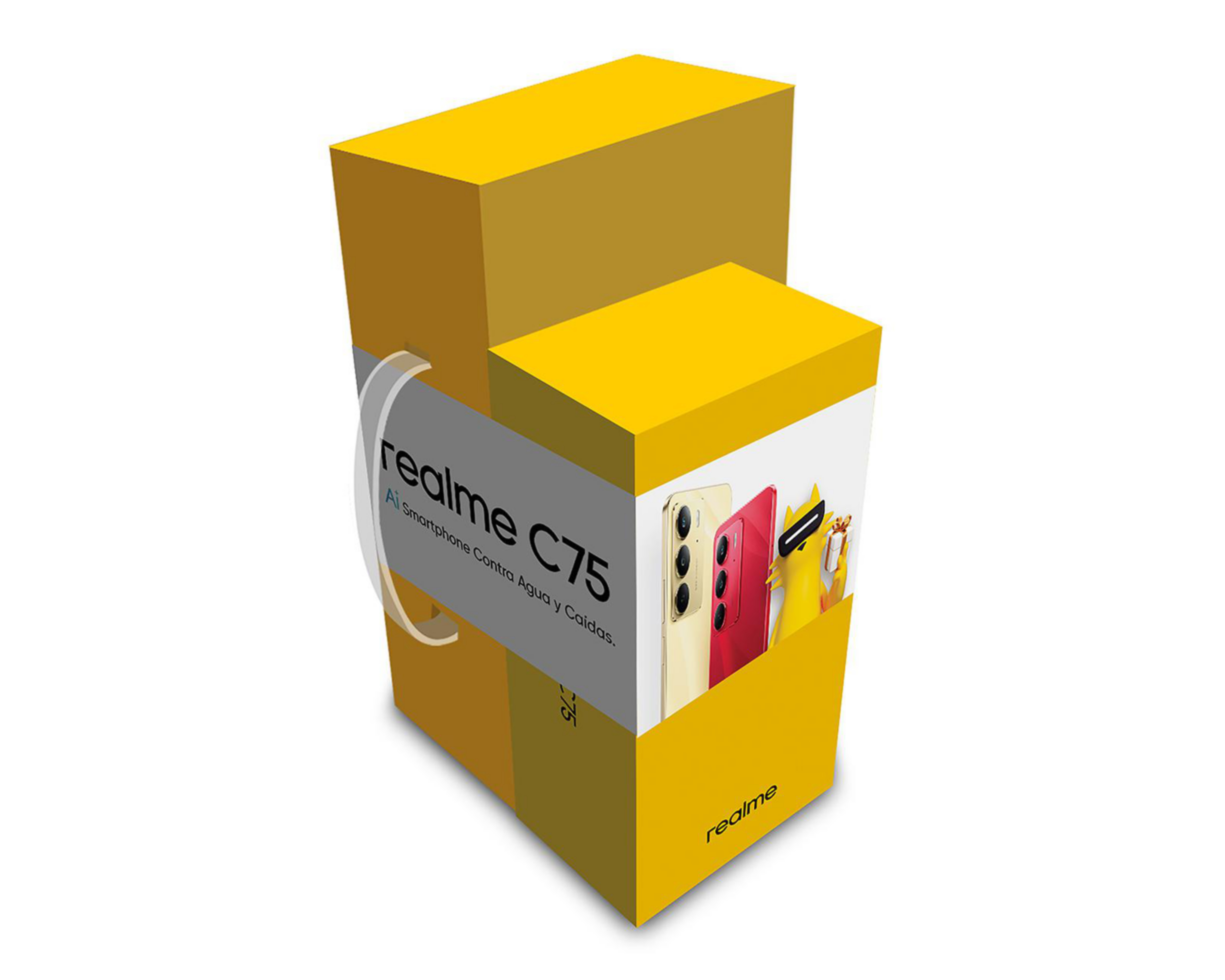 Foto 9 | Celular Realme C75 256 GB Dorado + Audífonos y Bocina