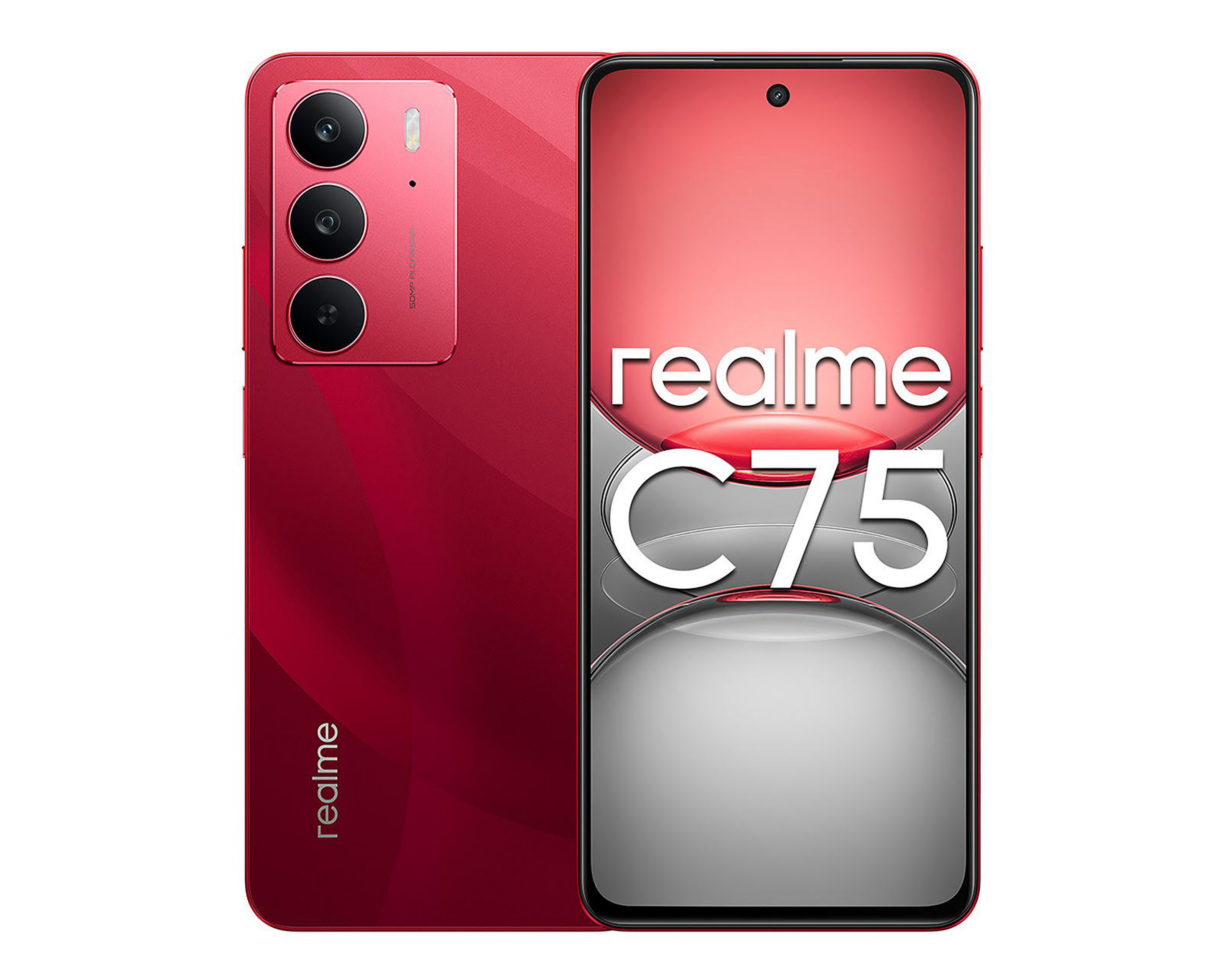 Foto 3 pulgar | Celular Realme C75 Liberado 256 GB Rojo + Bocina Bluetooth + Audífonos